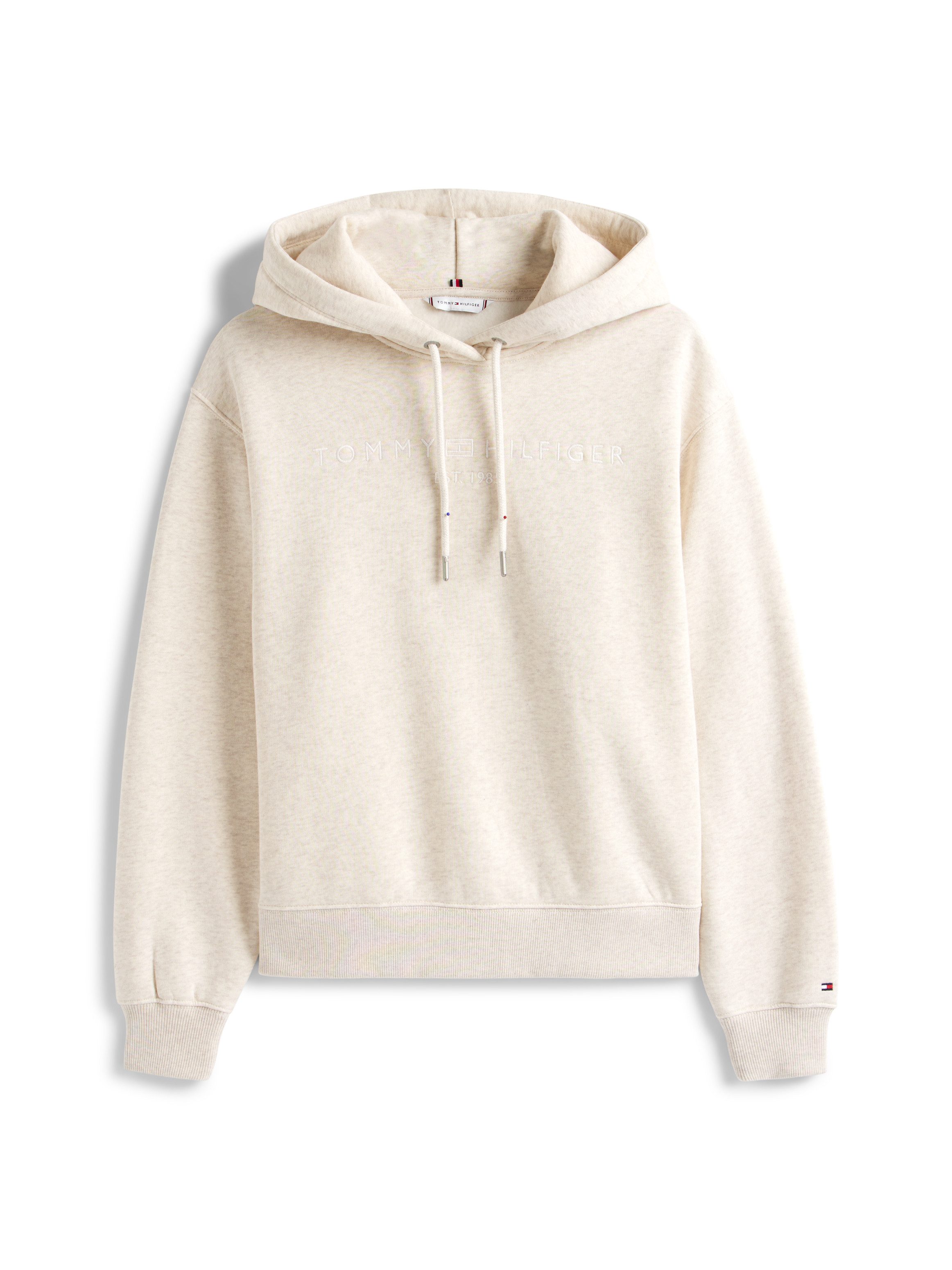 Tommy Hilfiger Hoodie MDRN REG CORP LOGO HOODIE met geborduurd logo-opschrift