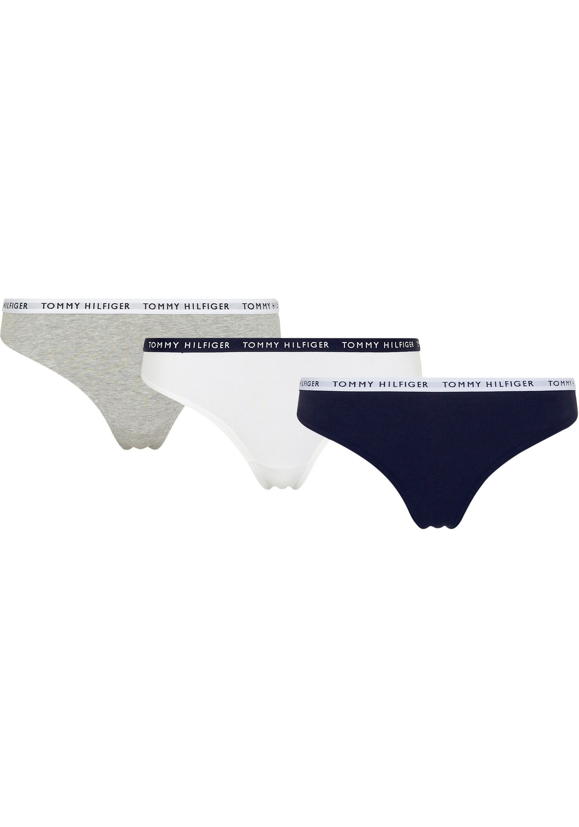 Tommy Hilfiger Underwear Slip met smalle logoboord (3 stuks)