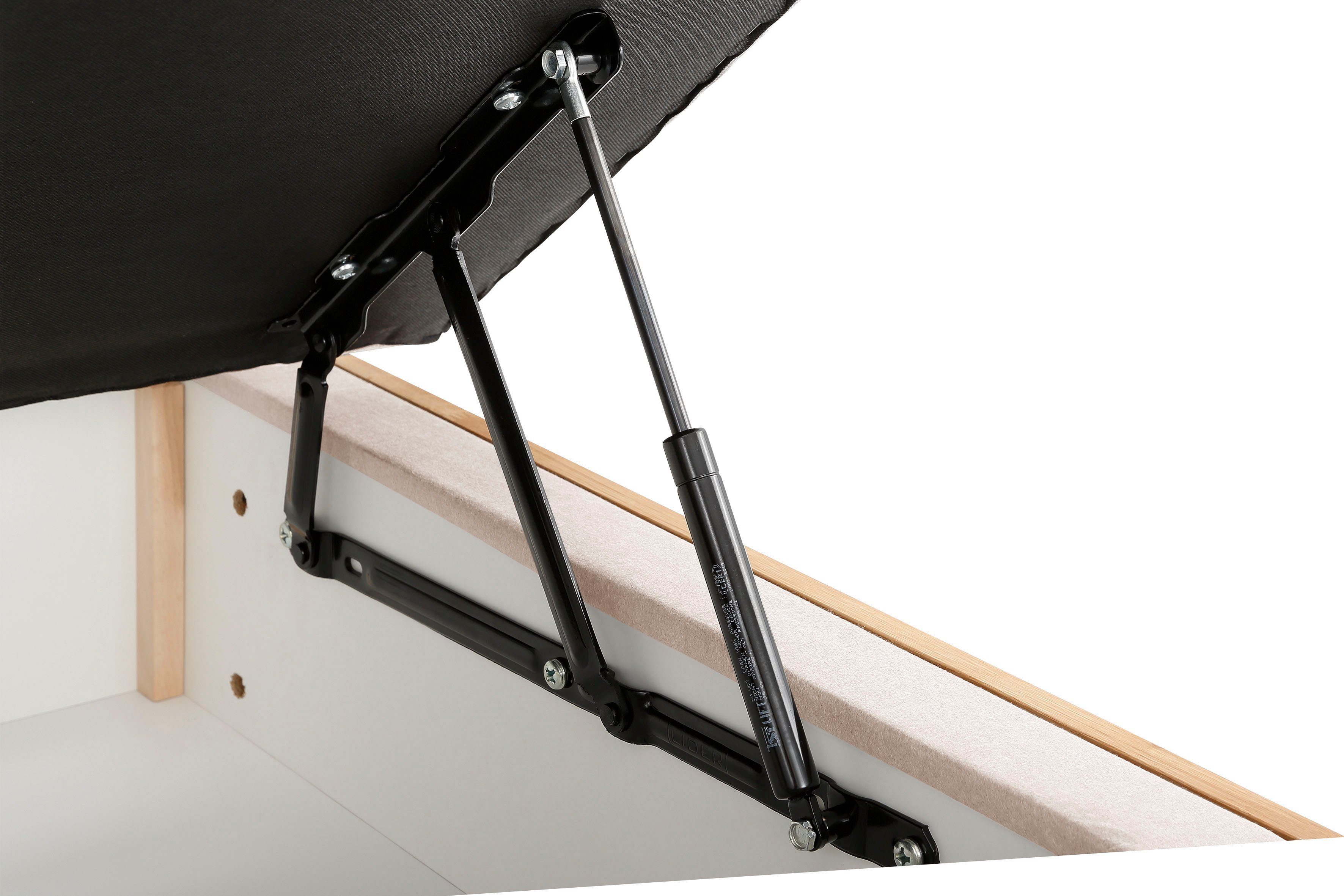 OTTO products Boxspring Ledverlichting, met gecertificeerde, gerecyclede overtrekstoffen
