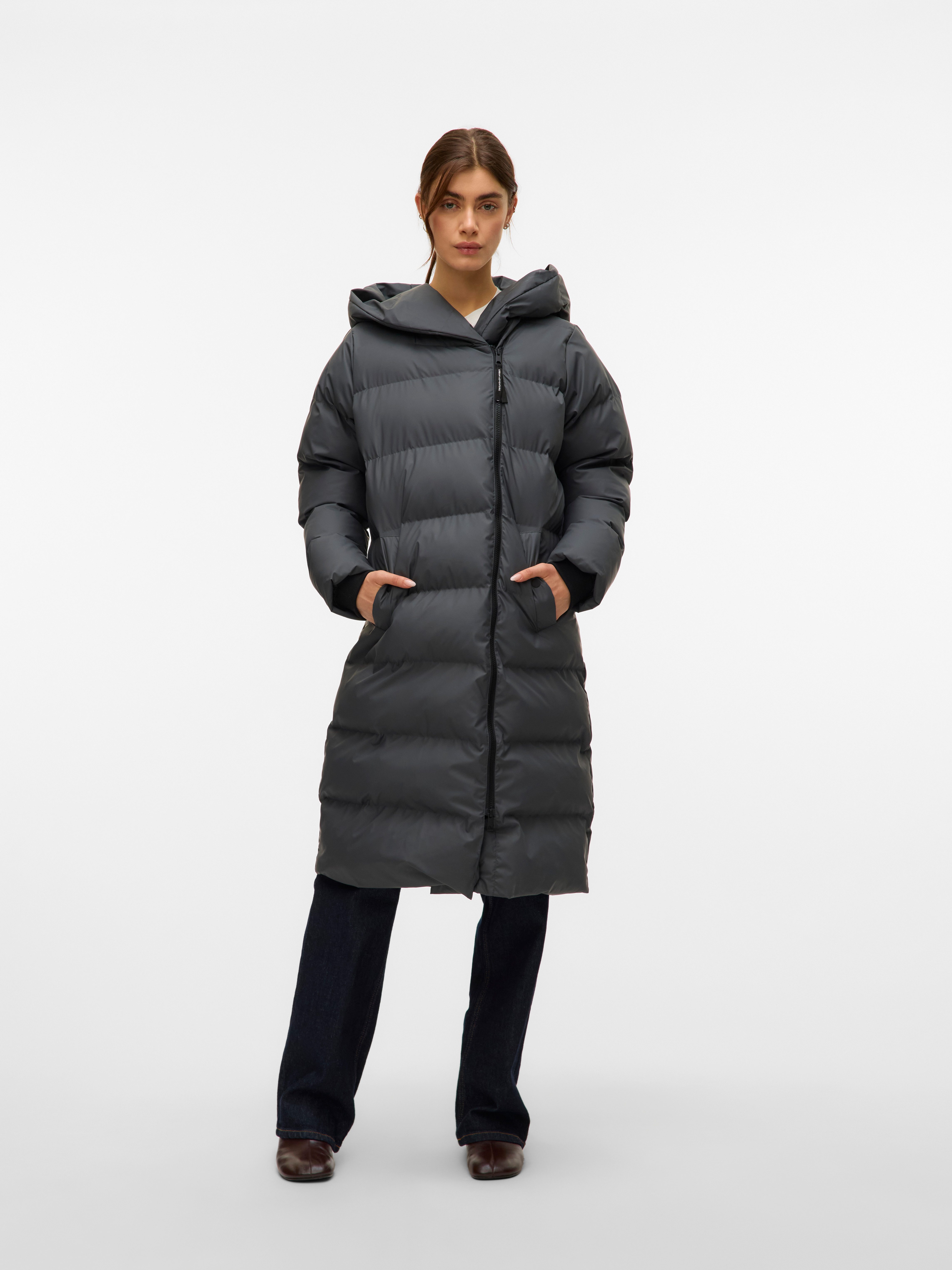 Vero Moda Gewatteerde jas VMMIRIAM LONG COATED COAT BOO