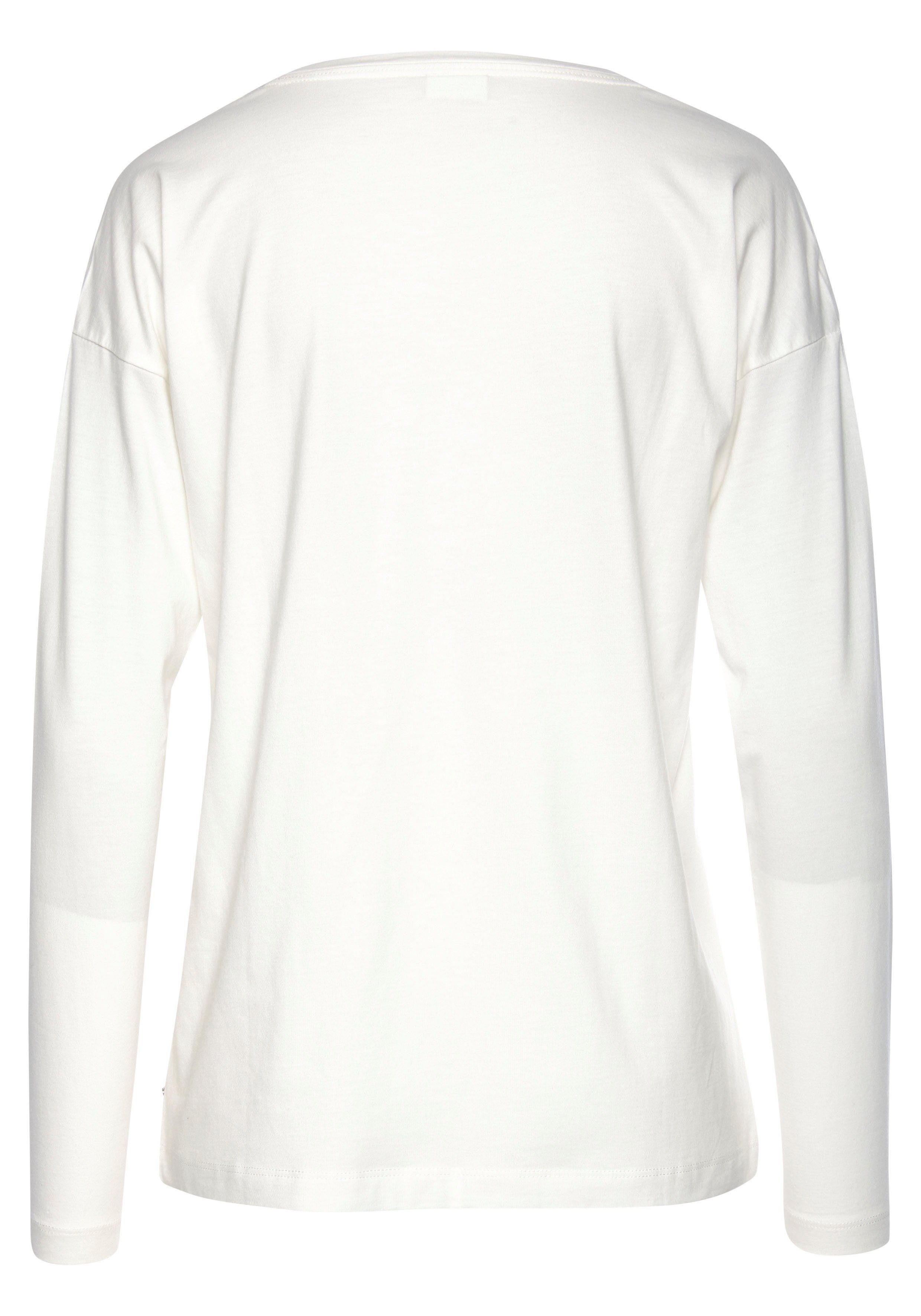Lascana Pyjama top met afhangende schouders