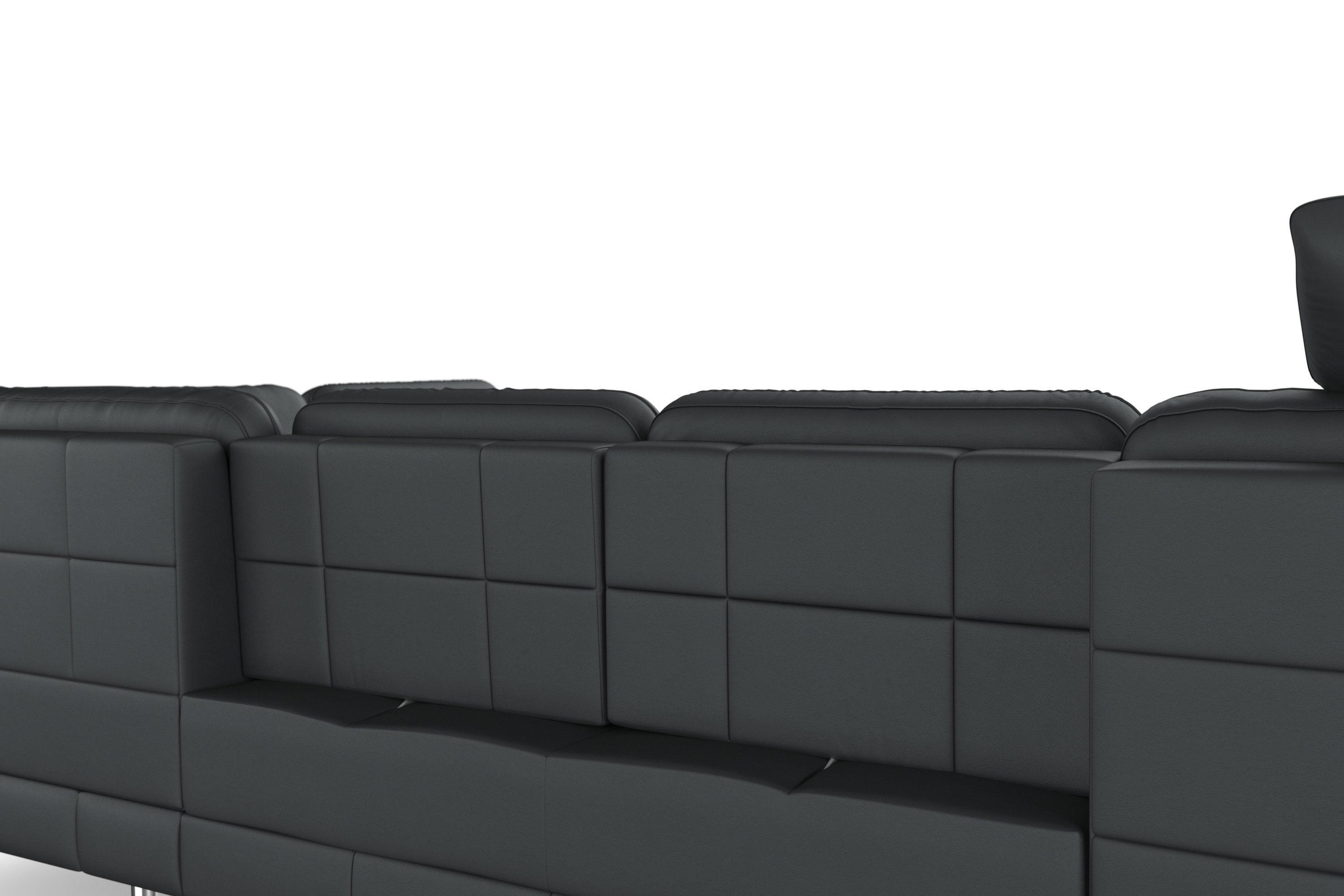sit&more Zithoek Bendigo U-vorm inclusief zitdiepteverstelling, bodemvrijheid 15 cm, in 2 pootkleuren