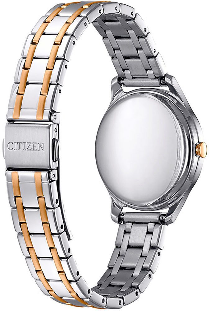 Citizen Solarhorloge EM0500-73L Horloge, dameshorloge, analoog, stalen armband