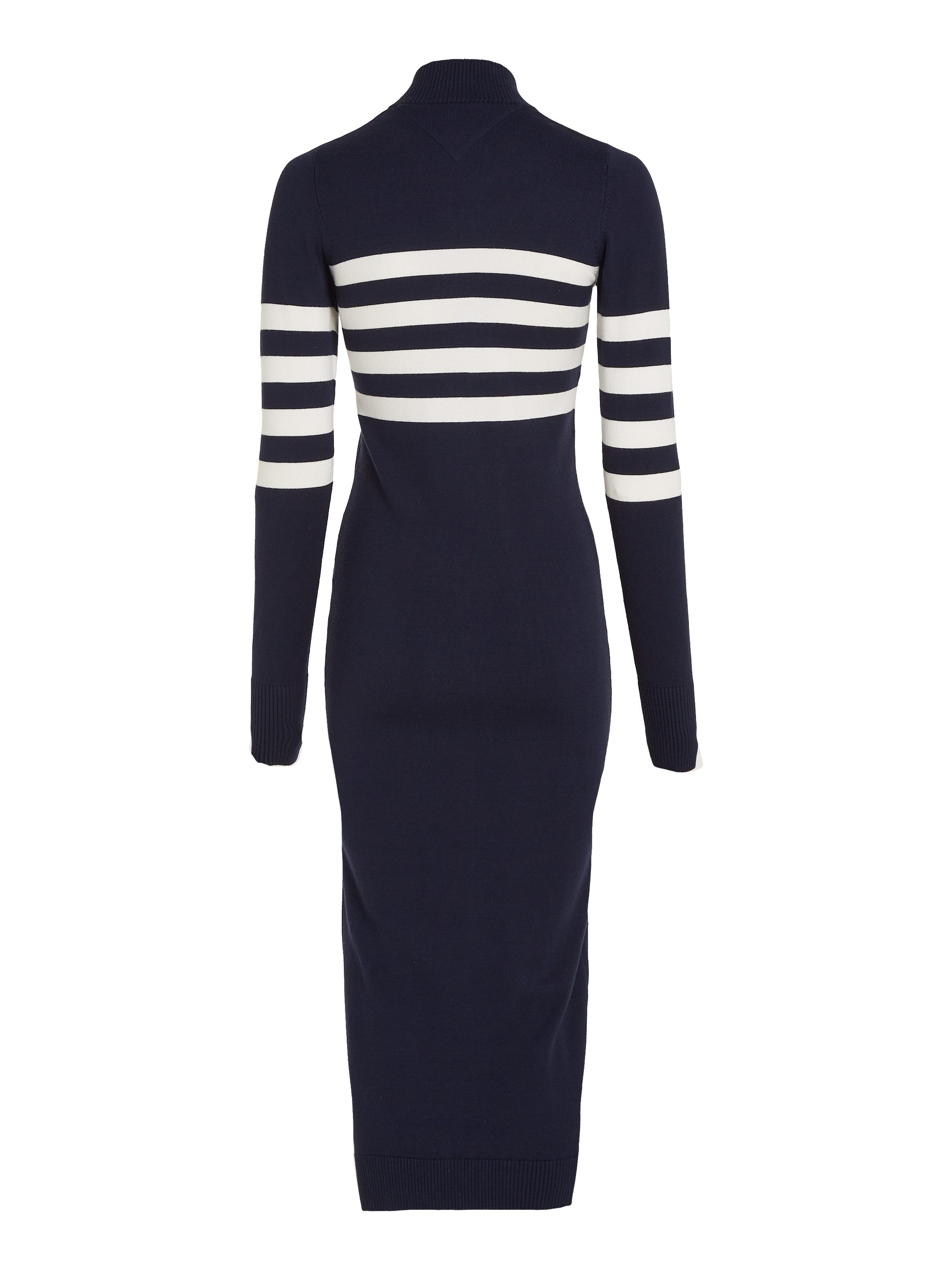 TOMMY JEANS Sweatjurk TJW STRIPE MIDI SWEATER DRESS
