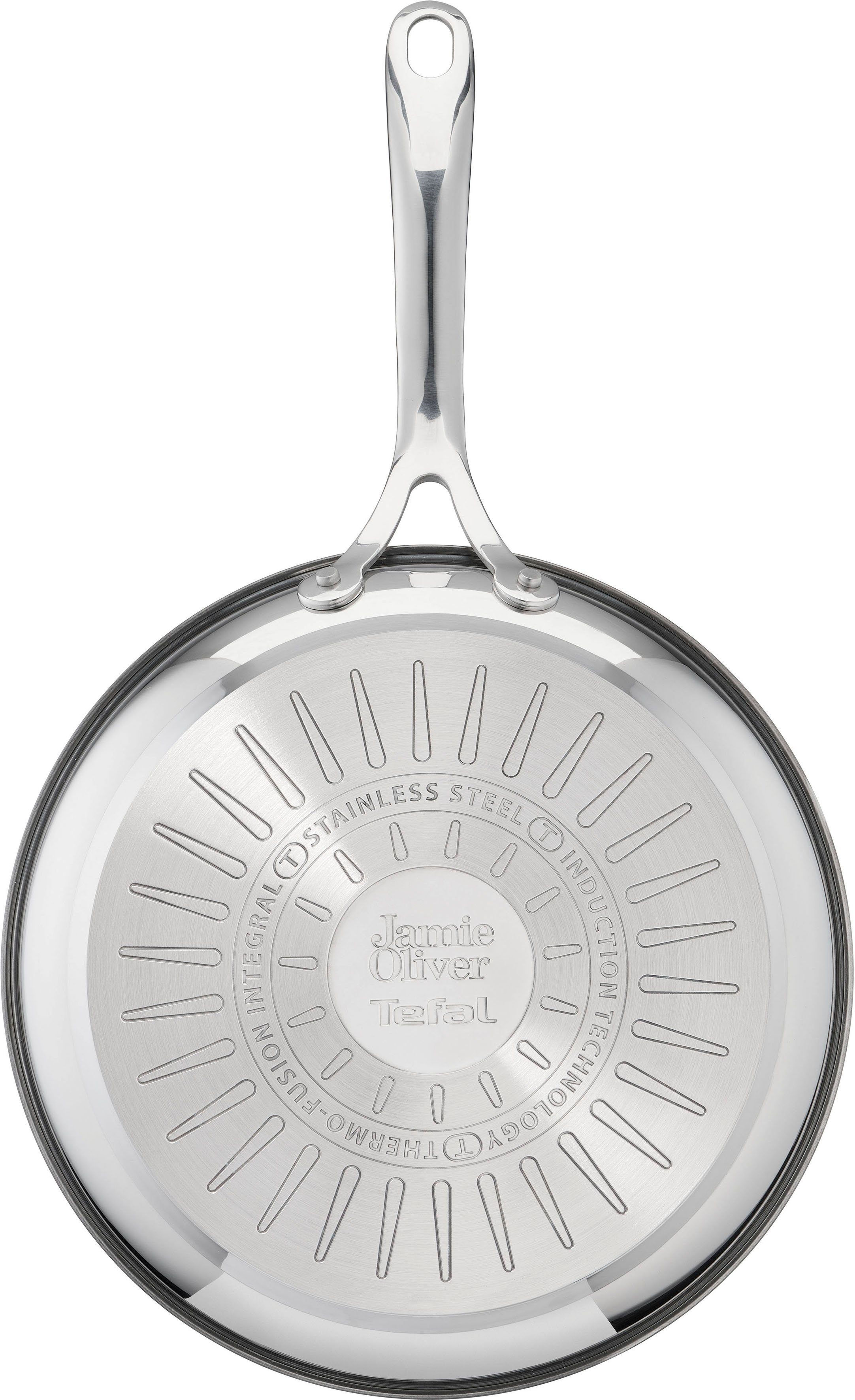 Tefal Pannenset Jamie Oliver Cook Smart voor alle kookplaten, inductie, thermo-signaal (set, 3-delig)