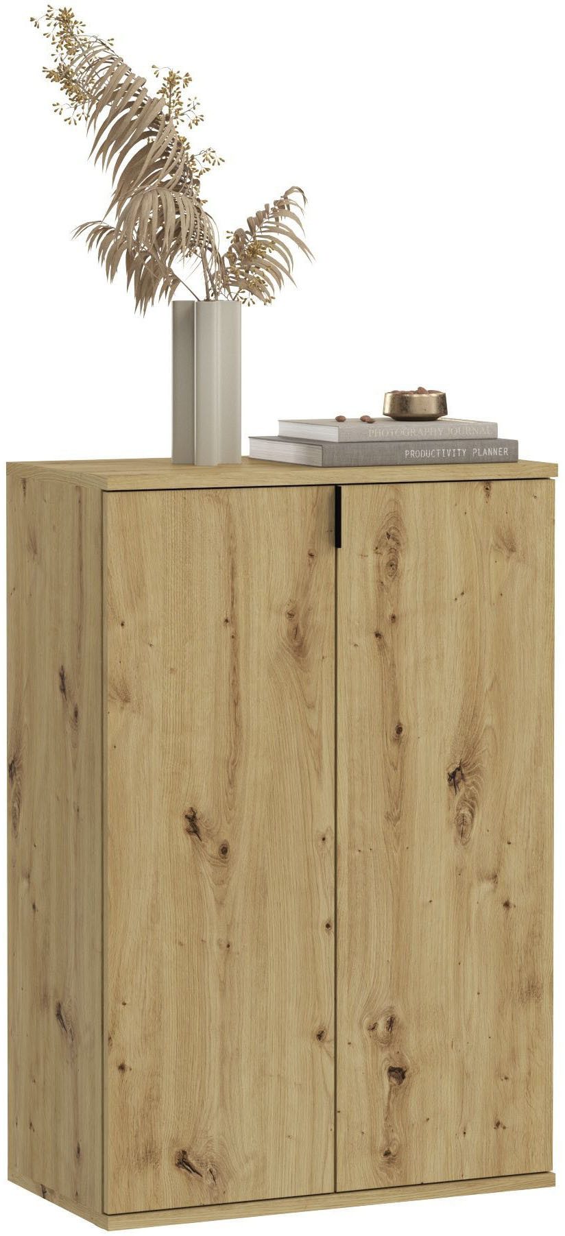 INOSIGN Schoenenkast Trondheim, Breedte 61 cm, 2 Deuren, 5 Planken, 6 Vakken Garderobekast, schoenenkast, schoenenkommode, buffetkast, gangkast