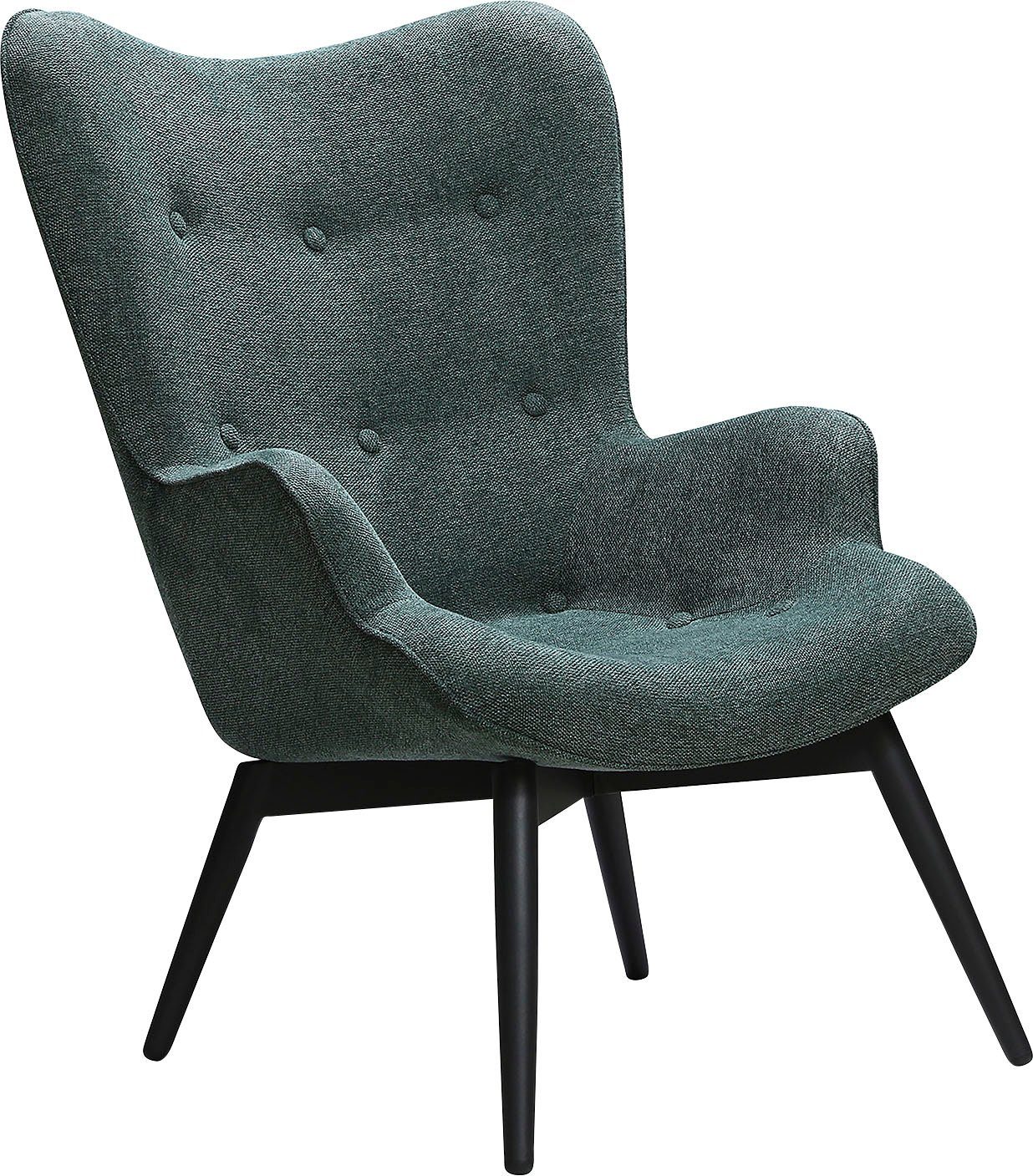 SalesFever Fauteuil Decoratieve knopen in de rugleuning (1 stuk)