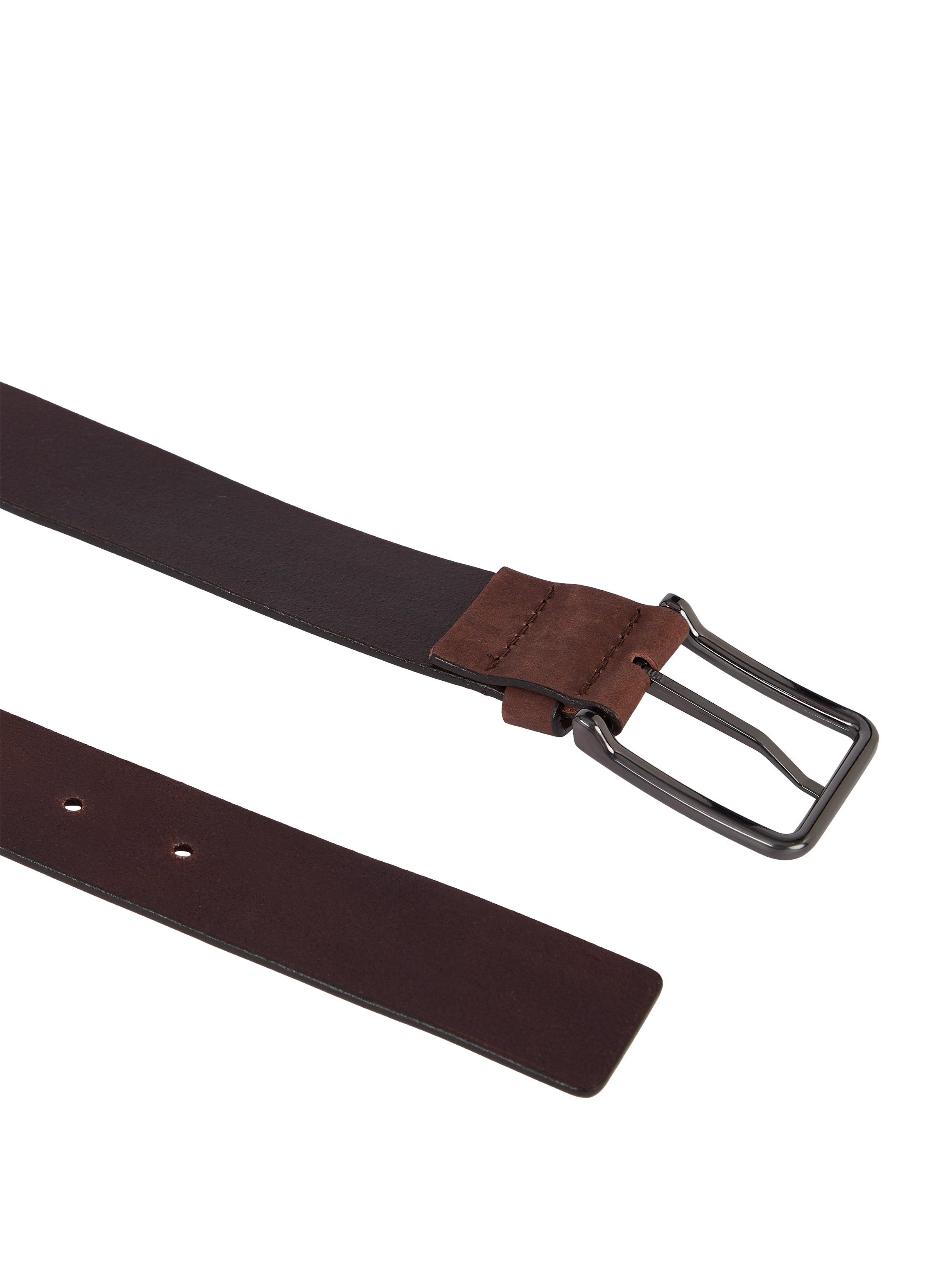 Calvin Klein Leren riem WARMTH NUBUCK 35MM