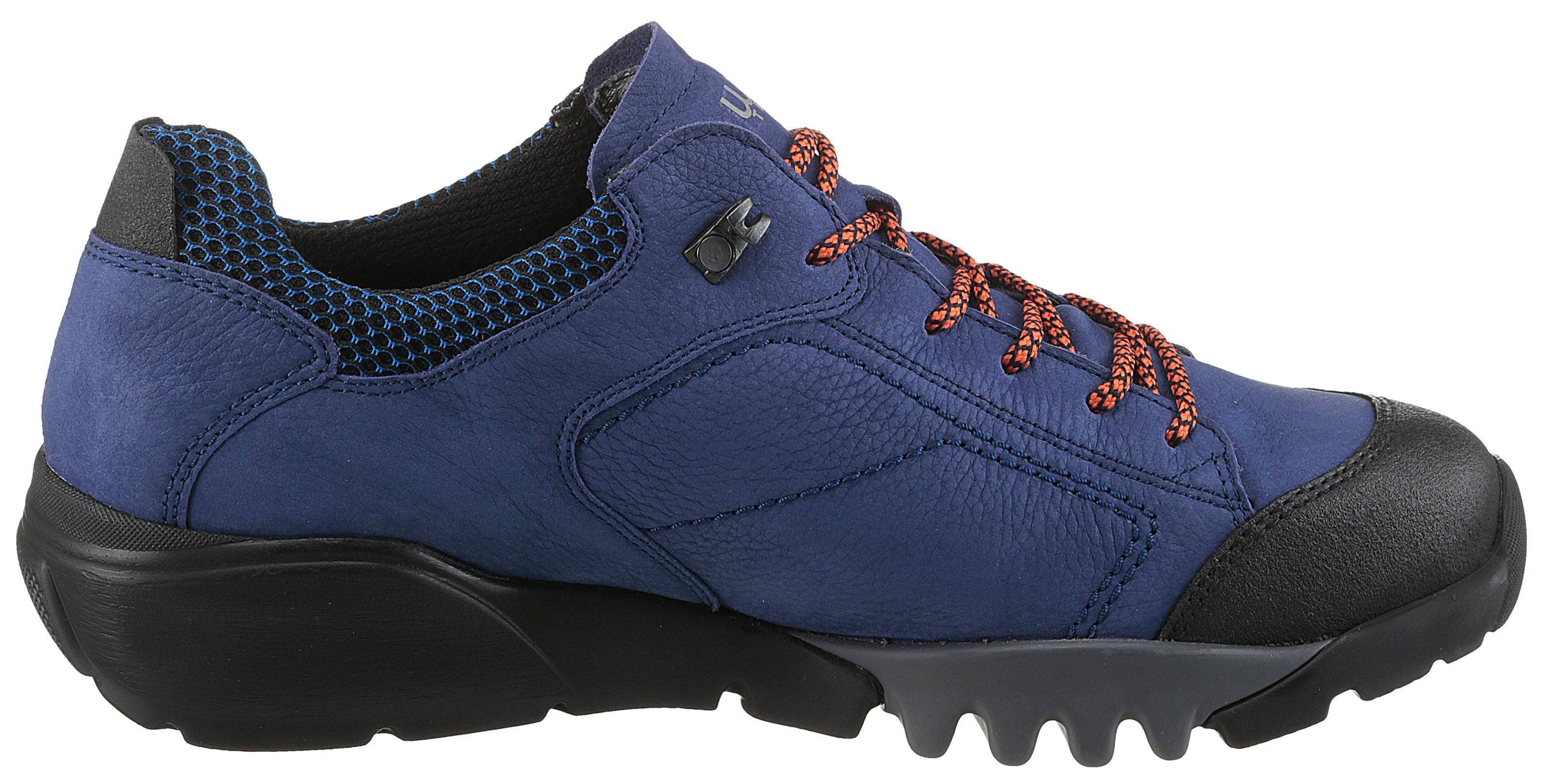 Waldläufer Veterschoenen H-FRITZ , vrijetijdsschoen, outdoorschoen, sneaker in tex-uitvoering, h-breedte