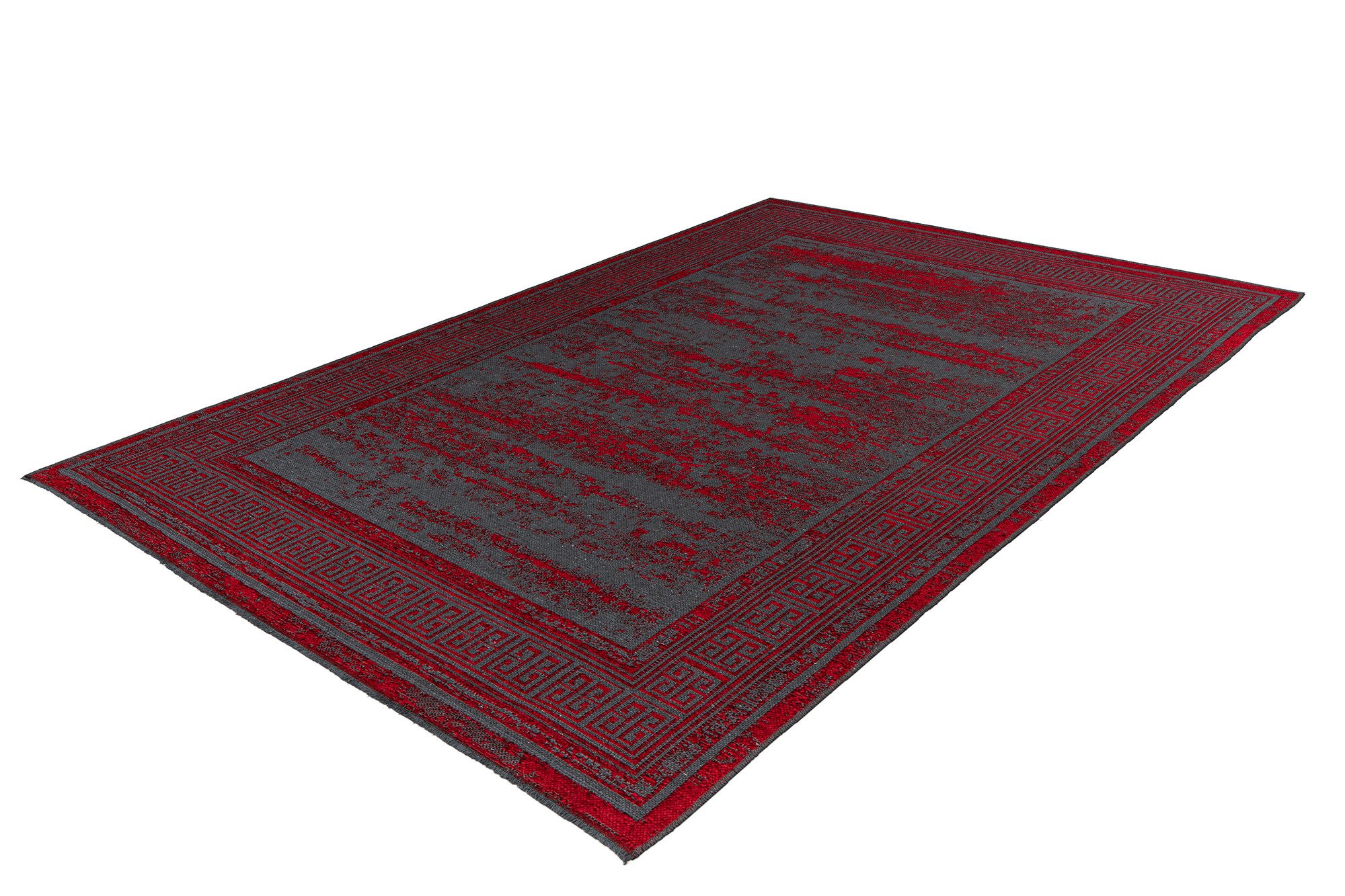 Kayoom Vloerkleed Kalea 325 Vlakweefsel tapijt met reliëfontwerp, used-look, moderne kleuren
