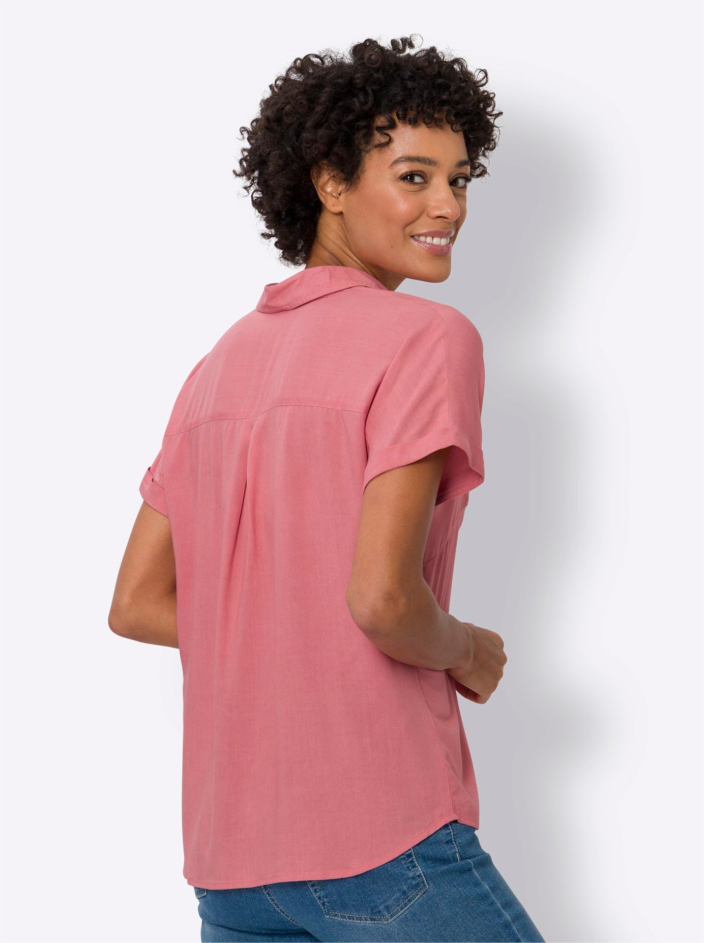 Classic Basics Blouse met korte mouwen