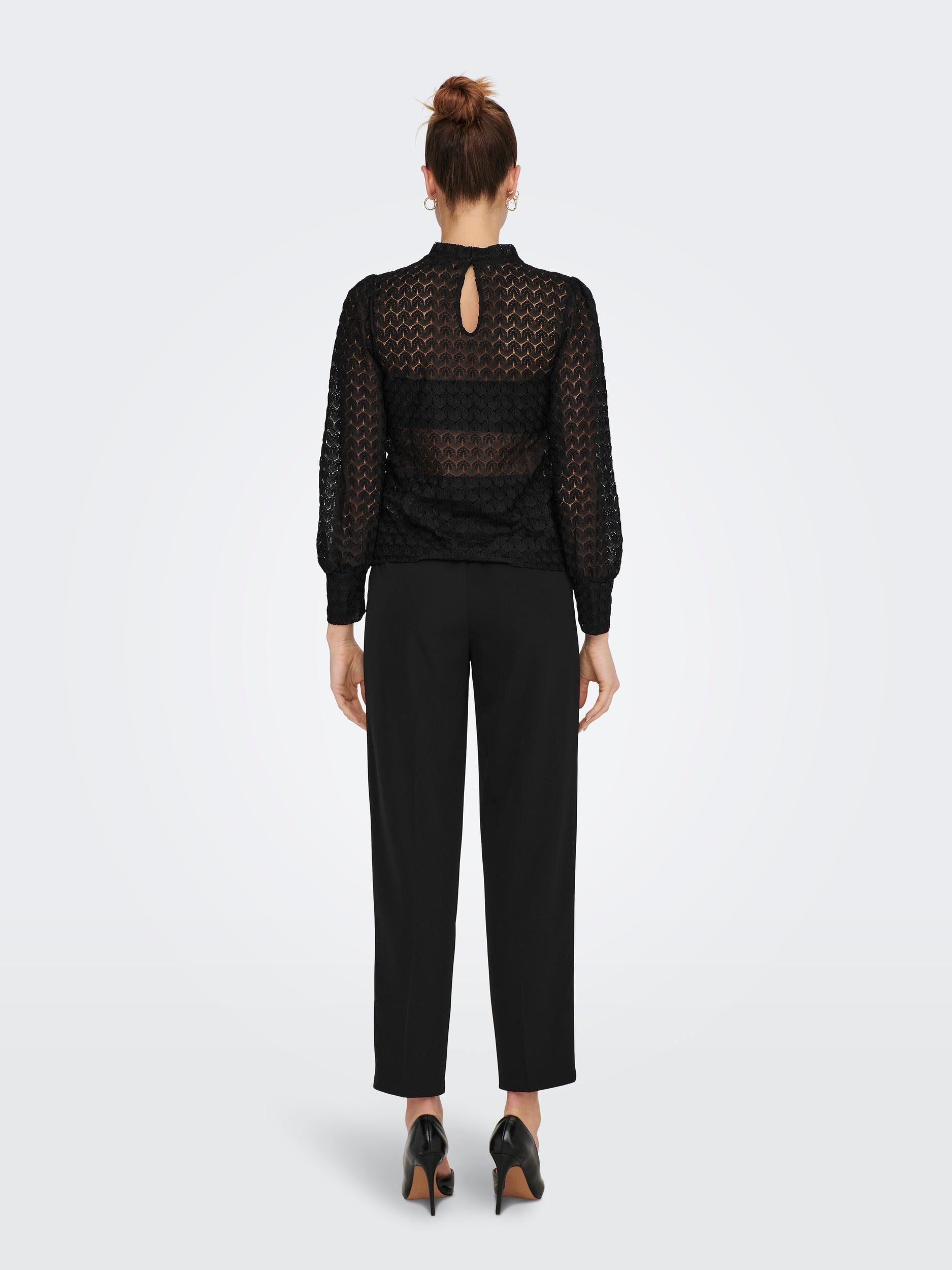 JDY Shirt met lange mouwen JDYAVERY L/S LACE TOP JRS NOOS