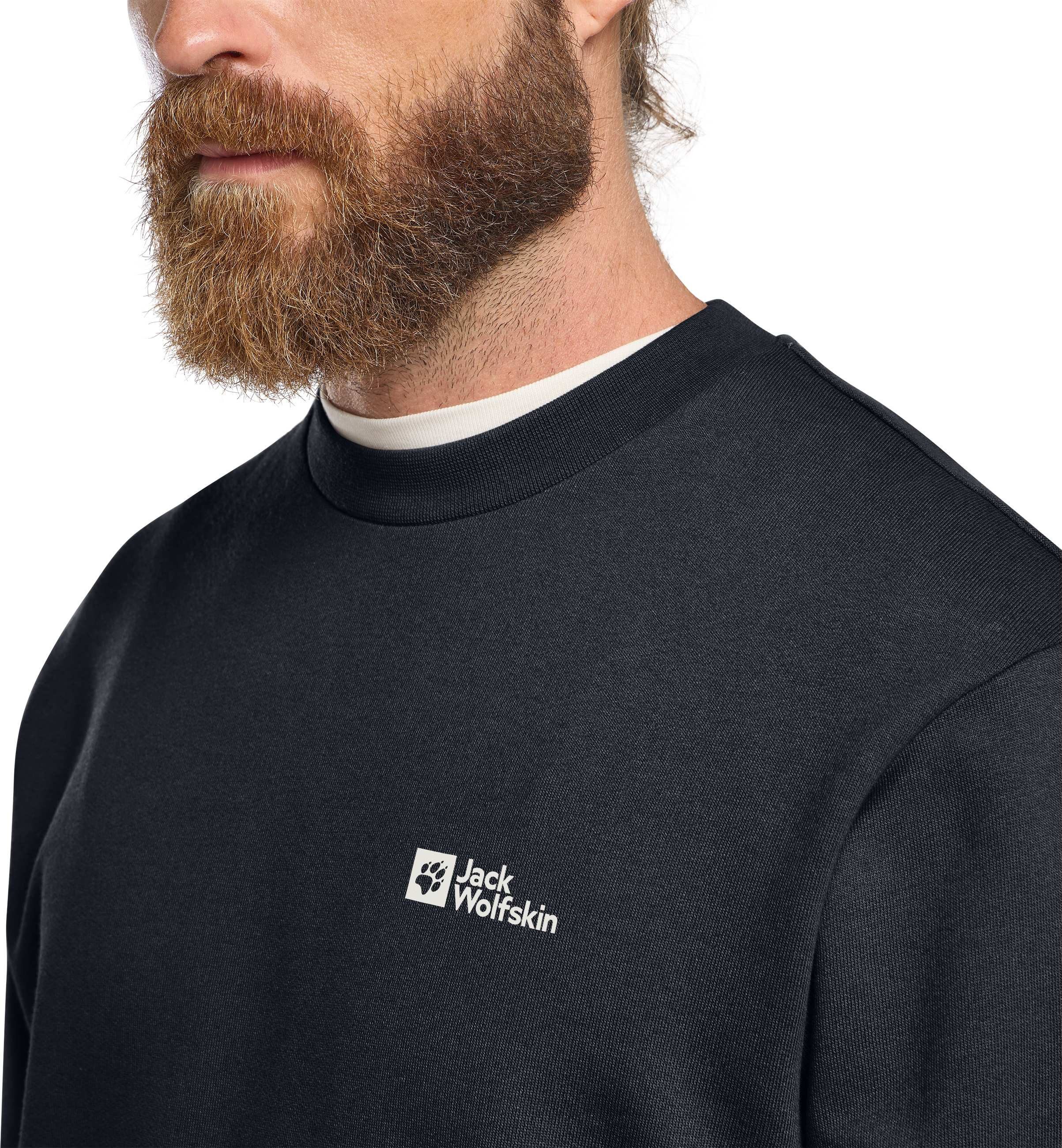 Jack Wolfskin Shirt met lange mouwen ESSENTIAL CREWNECK M