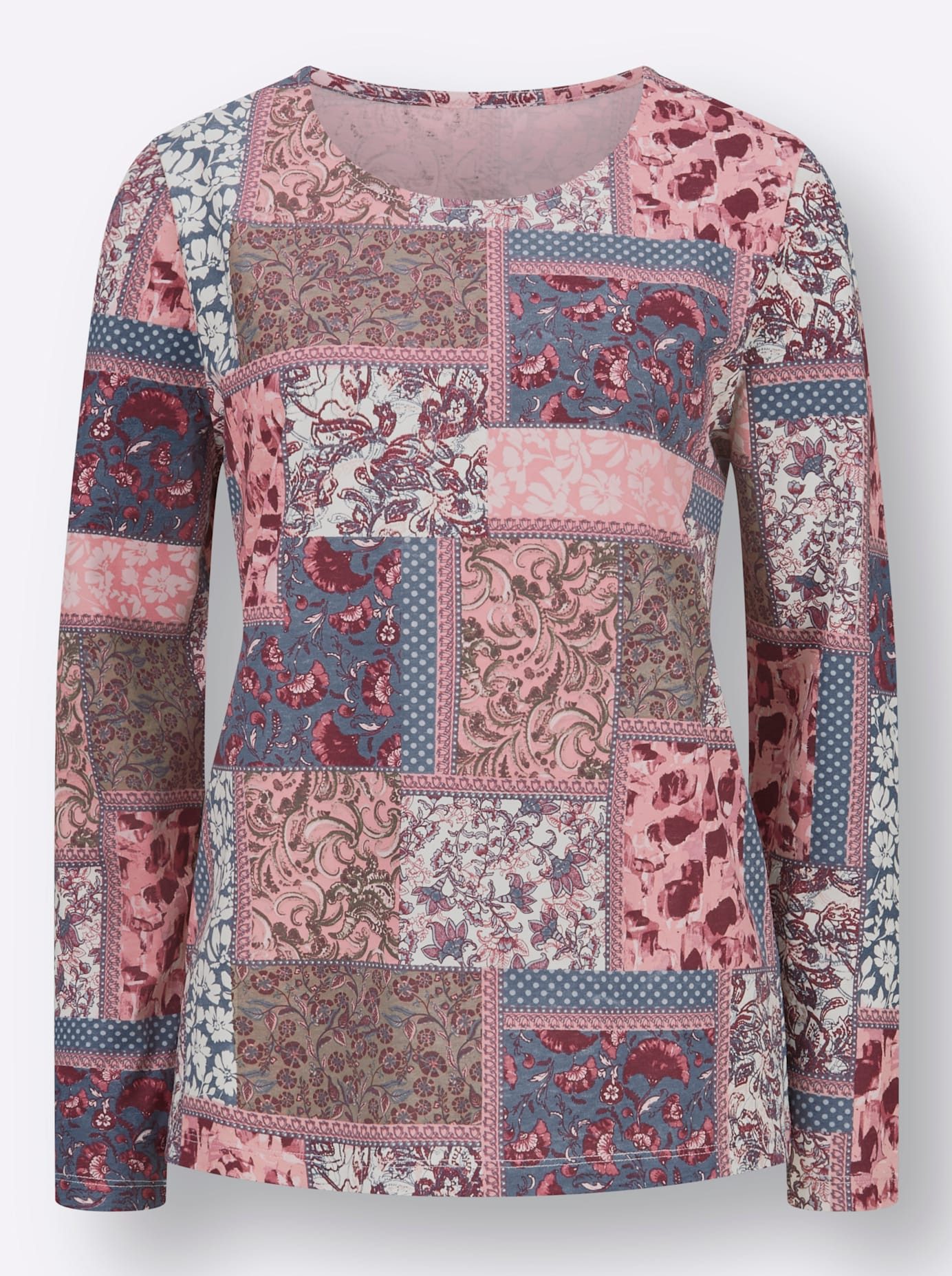 Classic Basics Shirt met ronde hals (1-delig)