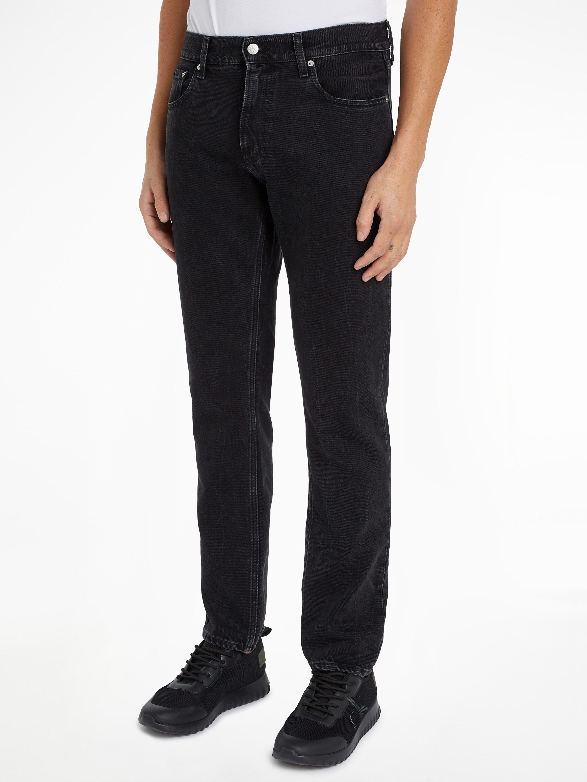 Calvin Klein Straight jeans Authentic Straight heren straight jeans maat 33 zwart