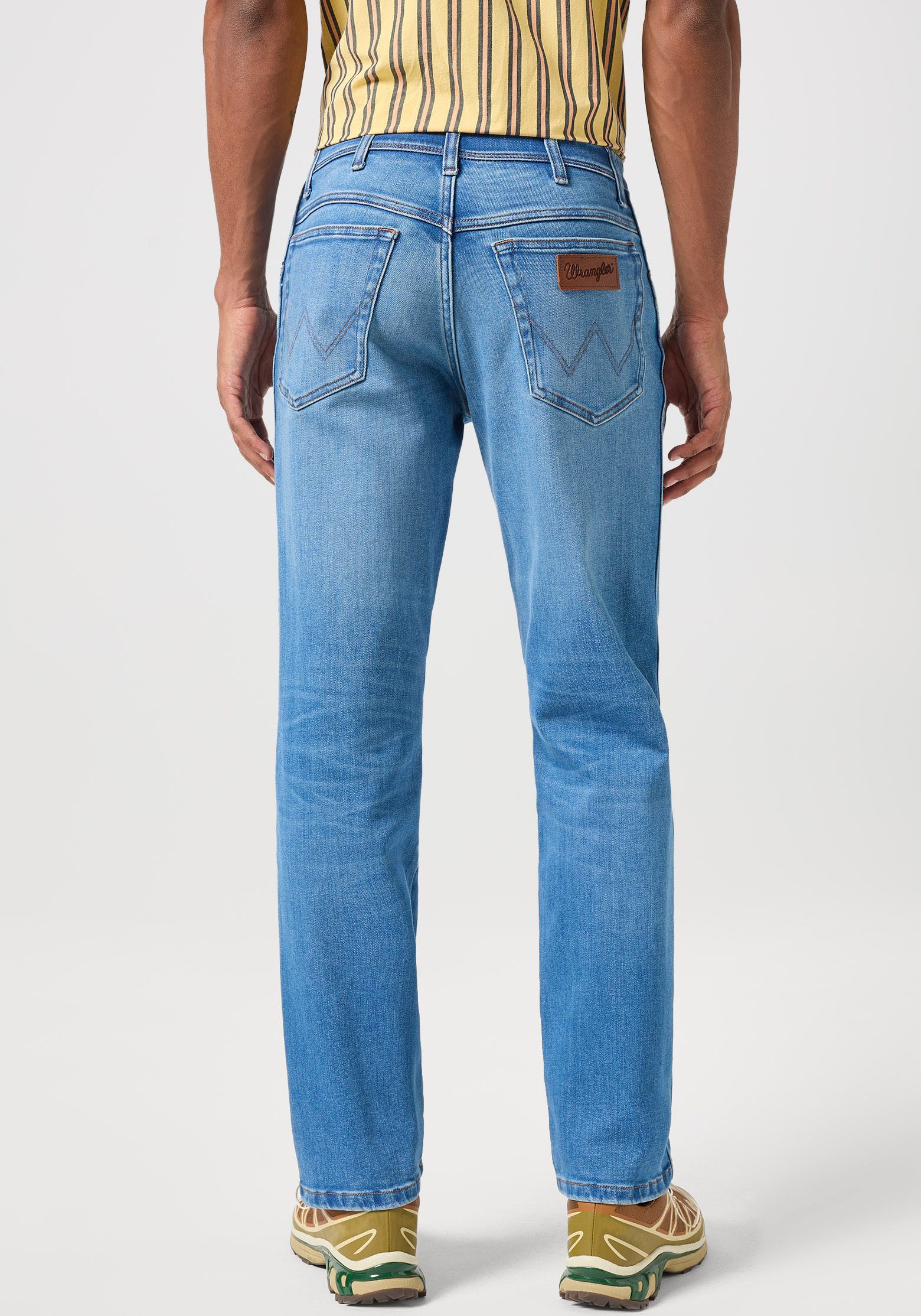 Wrangler Straight jeans TEXAS FREE TO STRETCH Vrij om te rekken materiaal