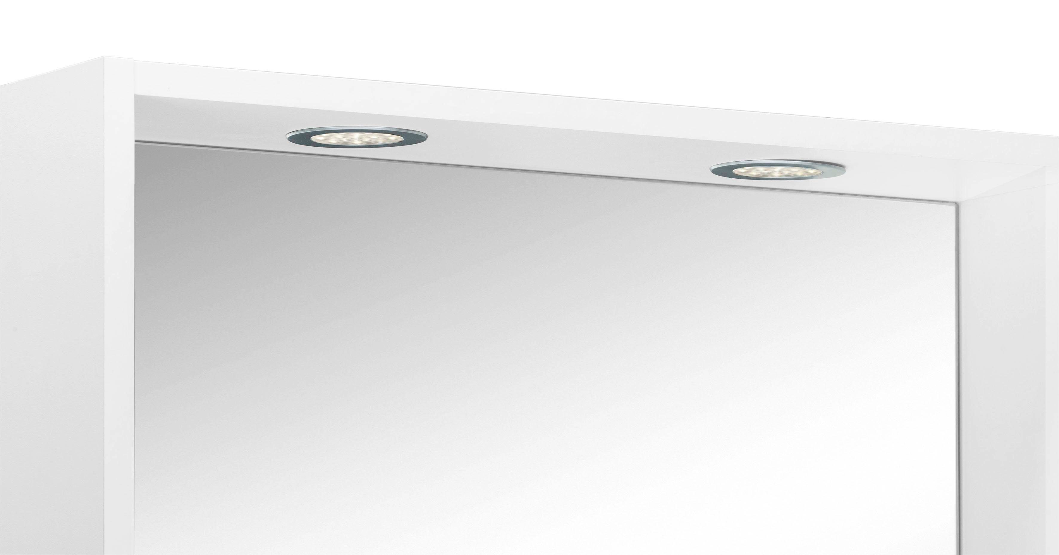 welltime Badkamerserie Davos met 2 touch-led-inbouwspots (3-delig)