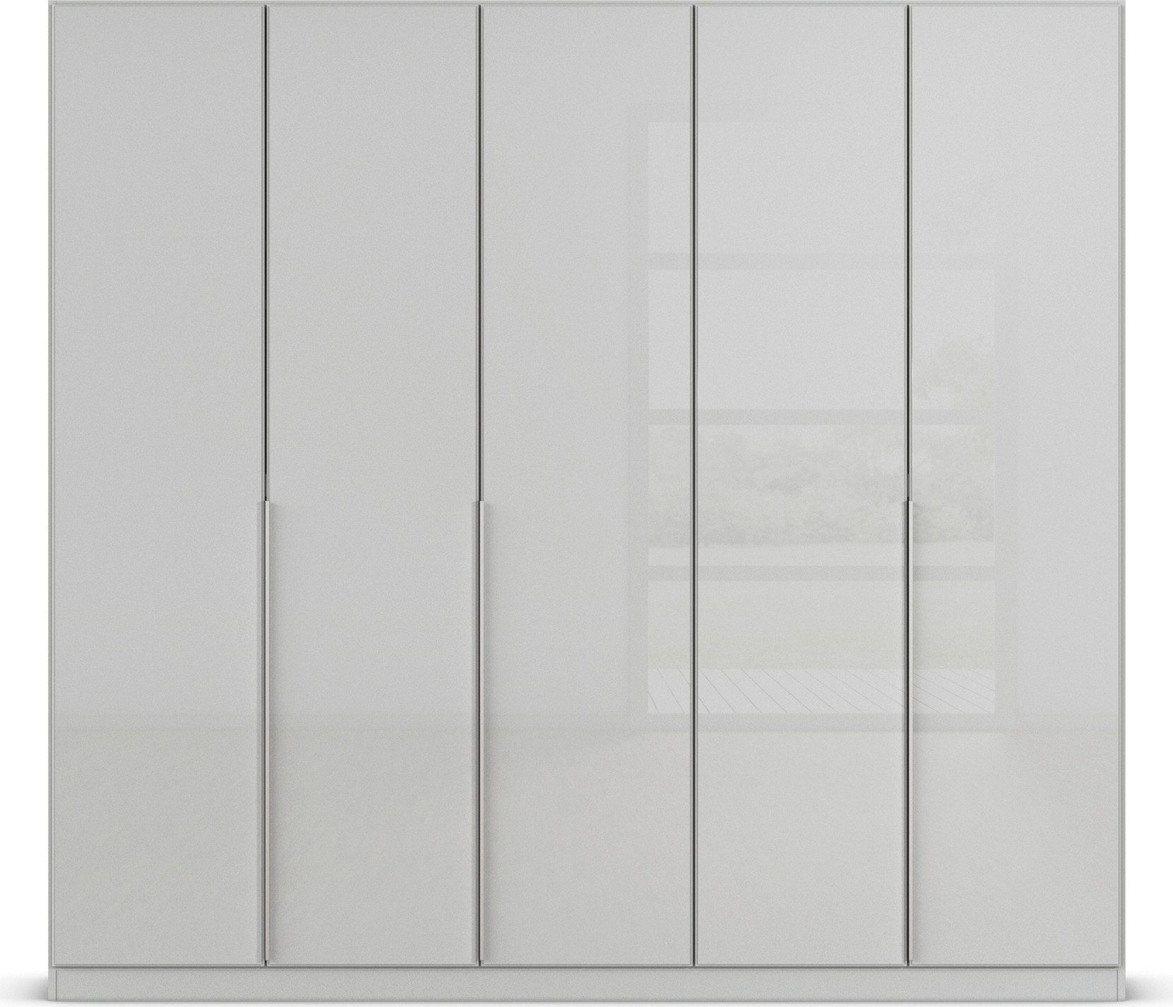 rauch Draaideurkast Kledingkasten kast garderobe AGORDO met glazen front doordachte binnenuitrusting, in 6 breedtes en 2 hoogtes made in germany