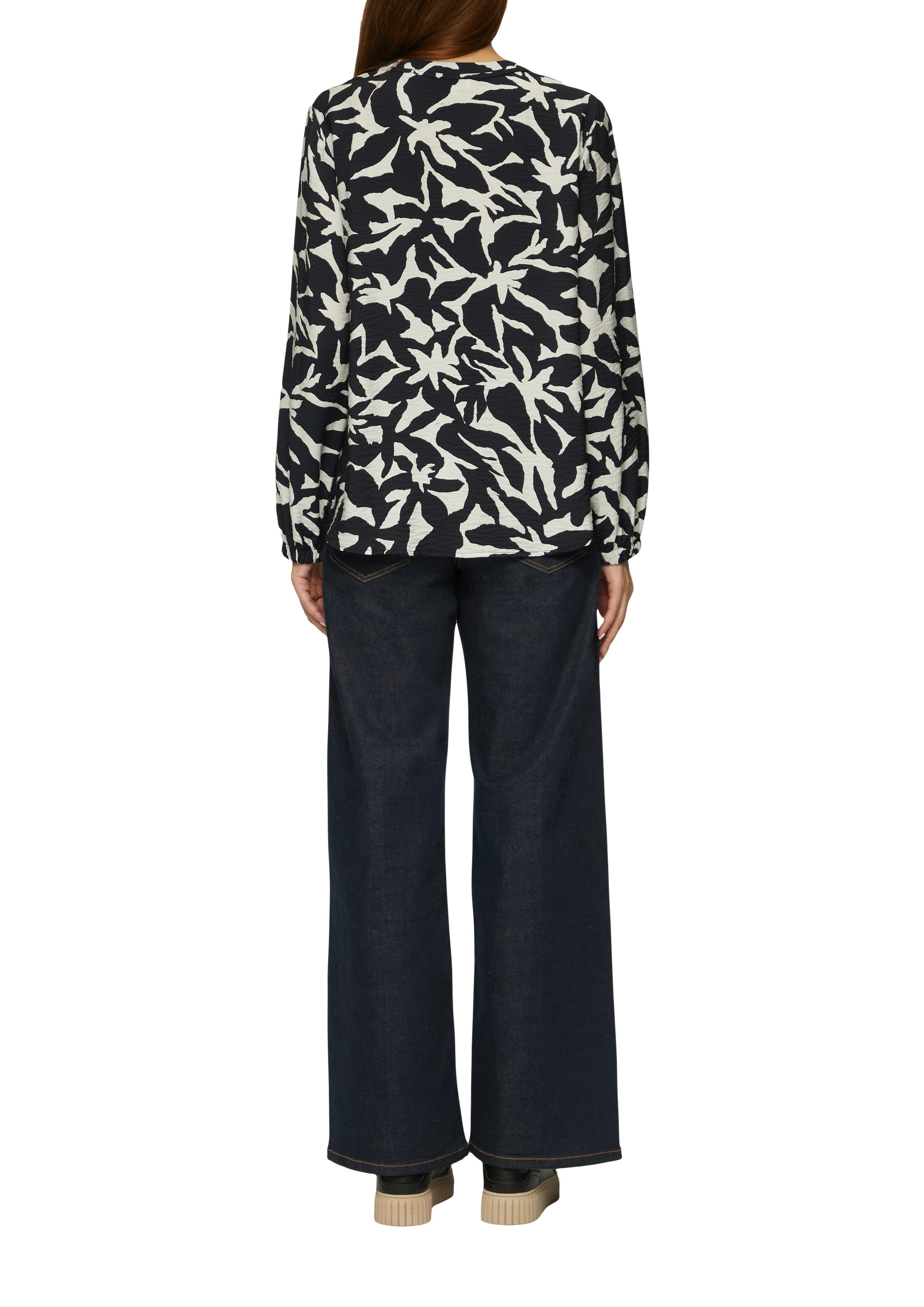 s.Oliver Blouse met lange mouwen met print all-over