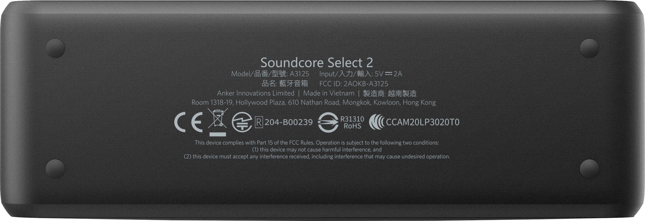 Anker Bluetooth luidspreker Soundcore Select 2
