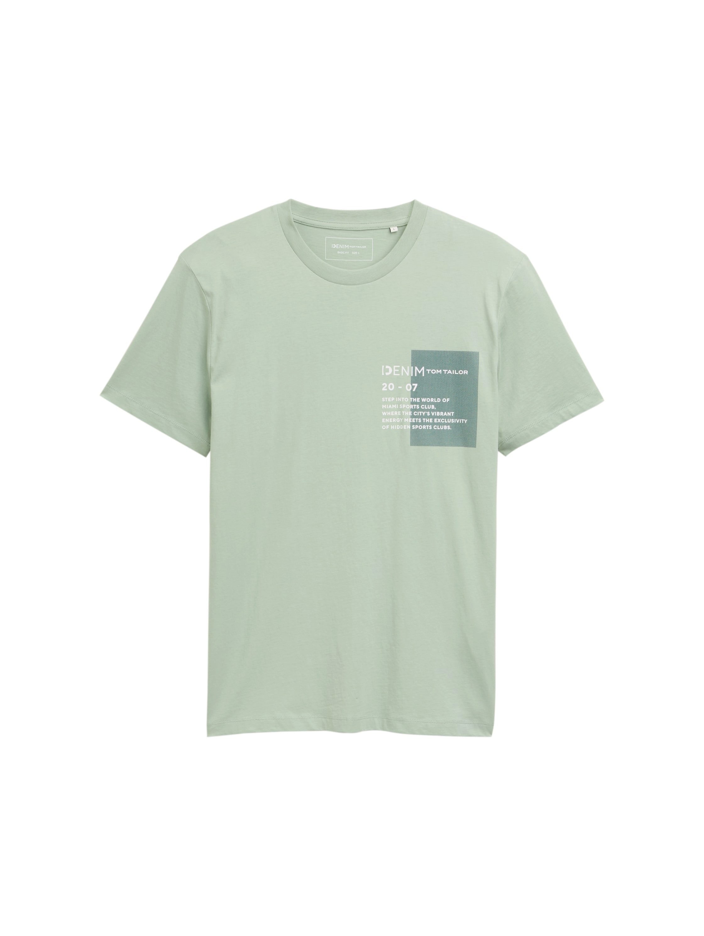 Tom Tailor Denim T-shirt met verschillende logoprints