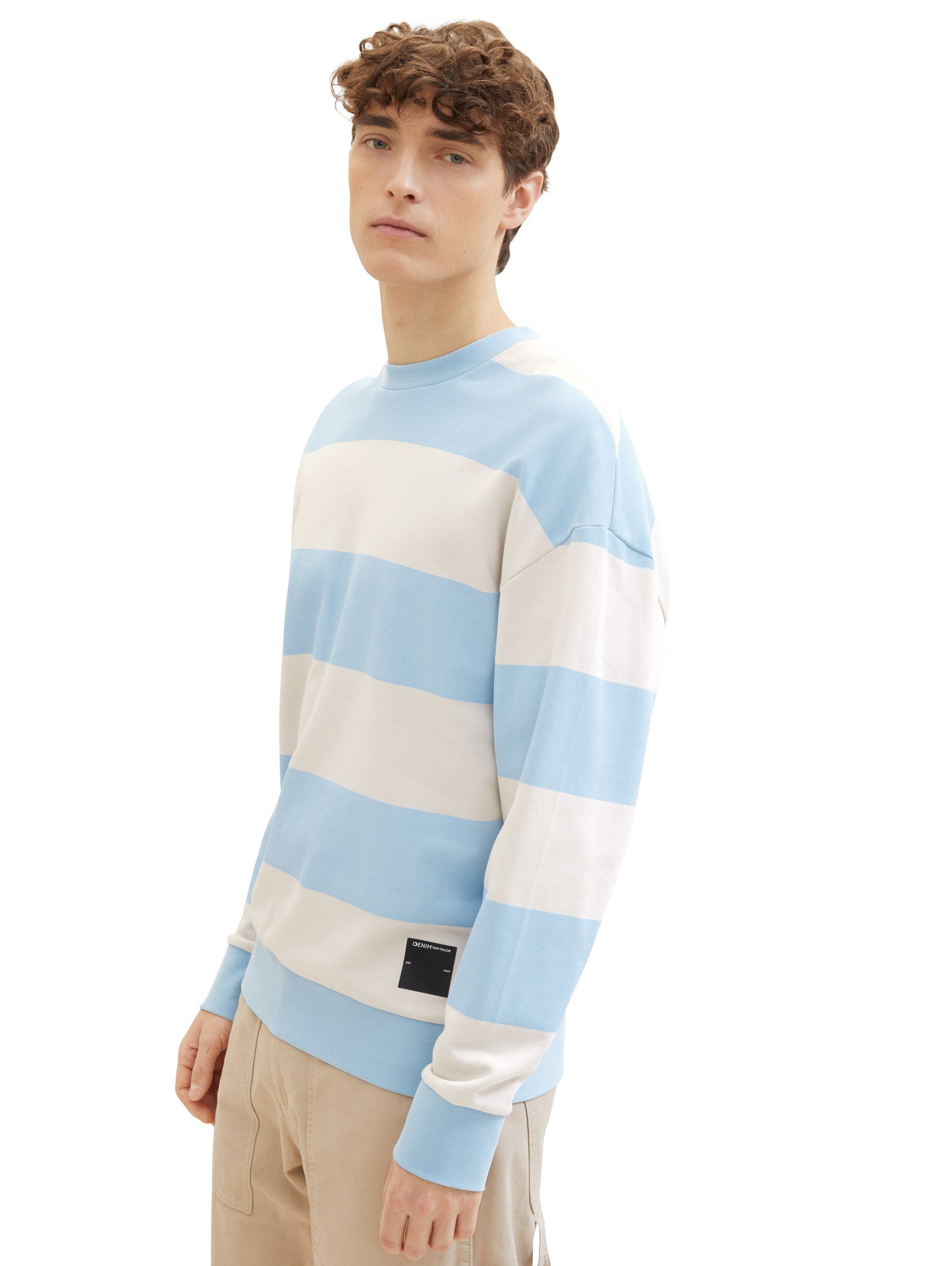 Tom Tailor Denim Sweatshirt met colourblocking