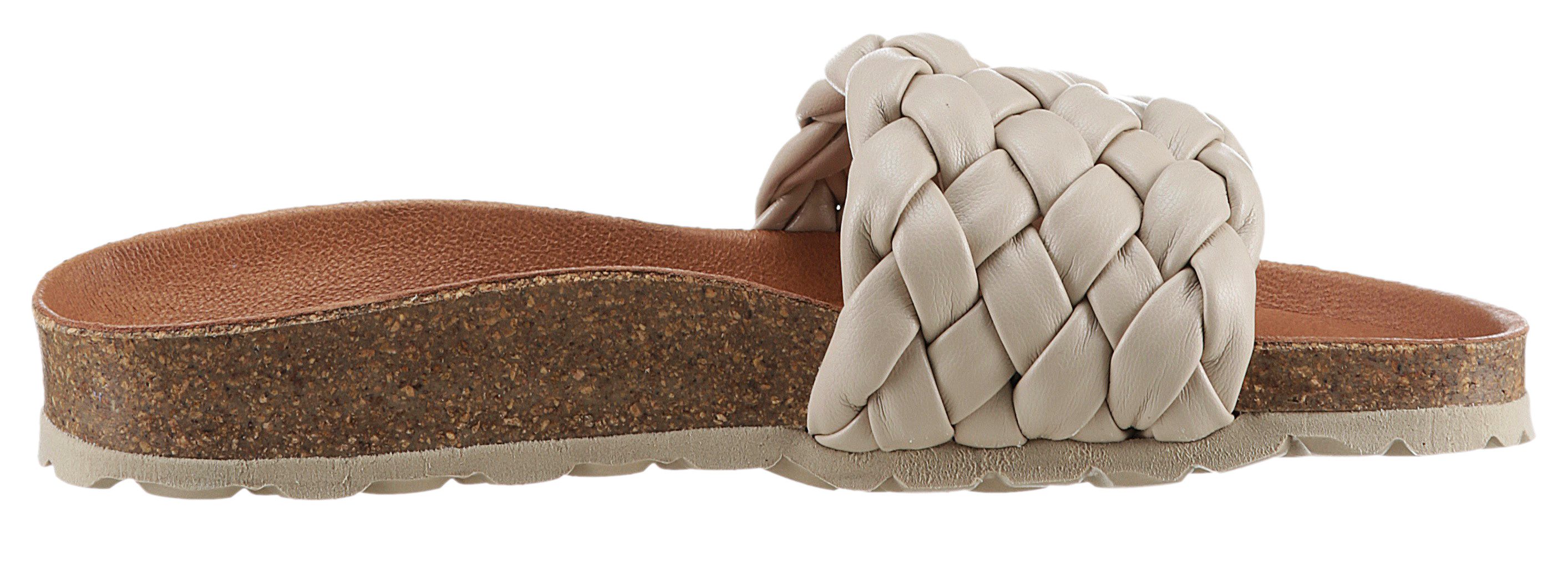 VERBENAS Slippers RICA TRENZA SOFT , zomerschoen, slippers, strand schoen met vlechtbandage