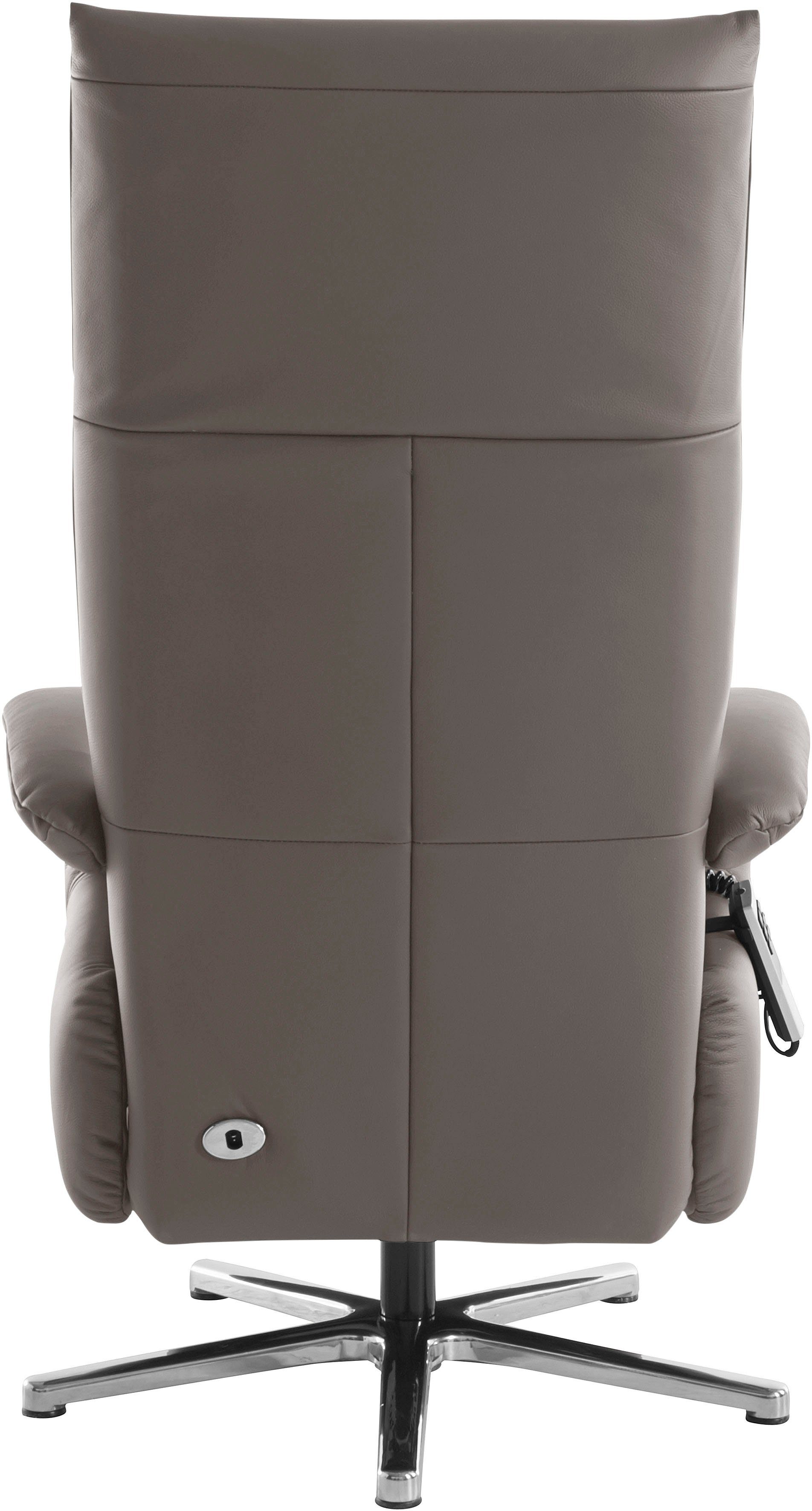 sit&more Relaxfauteuil Tycoon met verstelbare hoofdsteun en 360° draaifunctie keuze tussen handmatige of elektrische functie, ook met accu (draadloos)