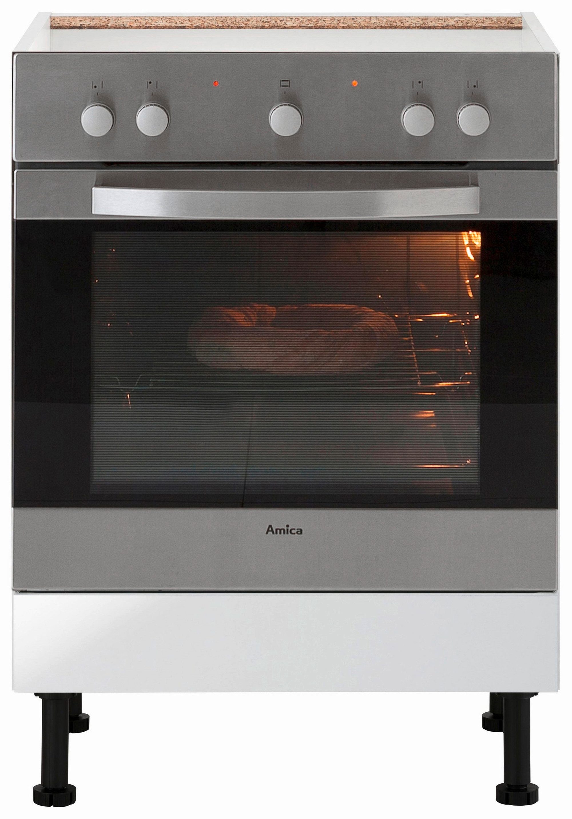 wiho Küchen Ombouwkast voor oven Simi 60 cm breed, met verstelbare voeten, zonder werkblad