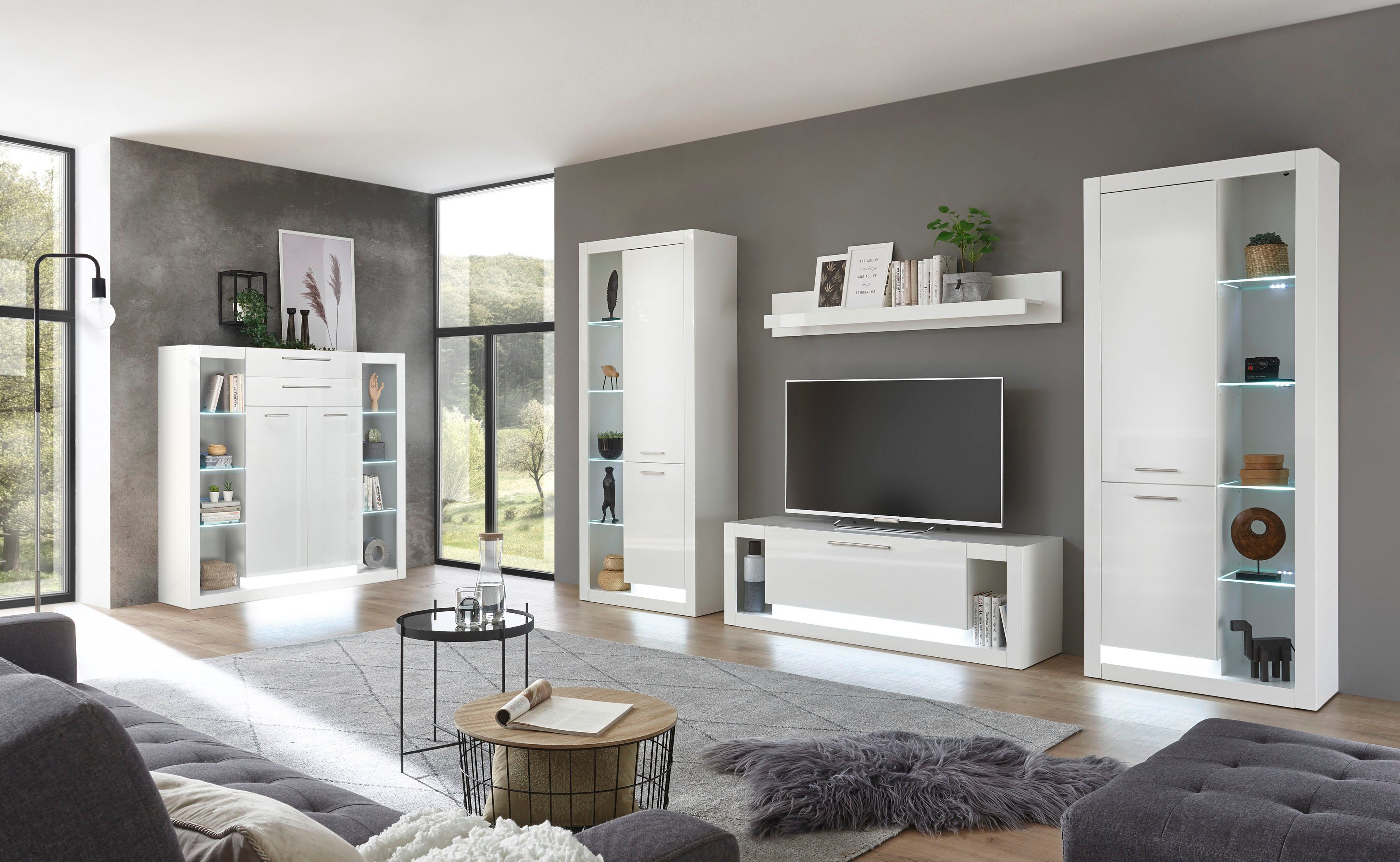 Places of Style Wandmeubel MERAN in modern design (3-delig)