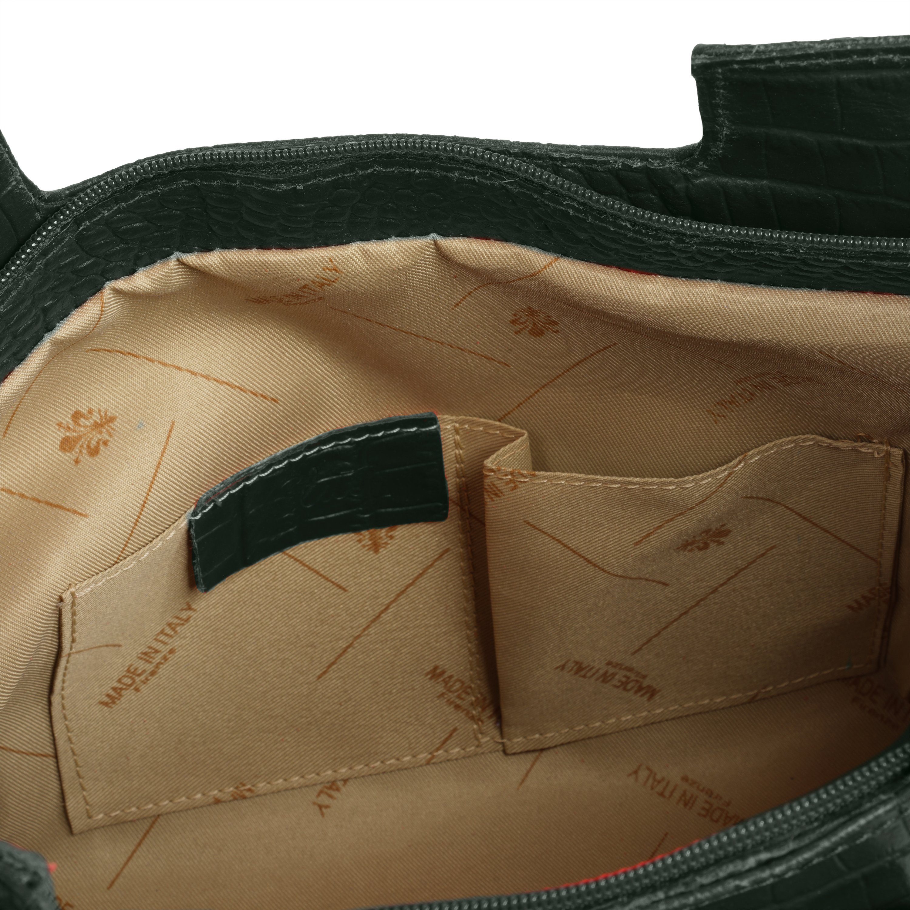 Cluty Tas echt leer, made in italy