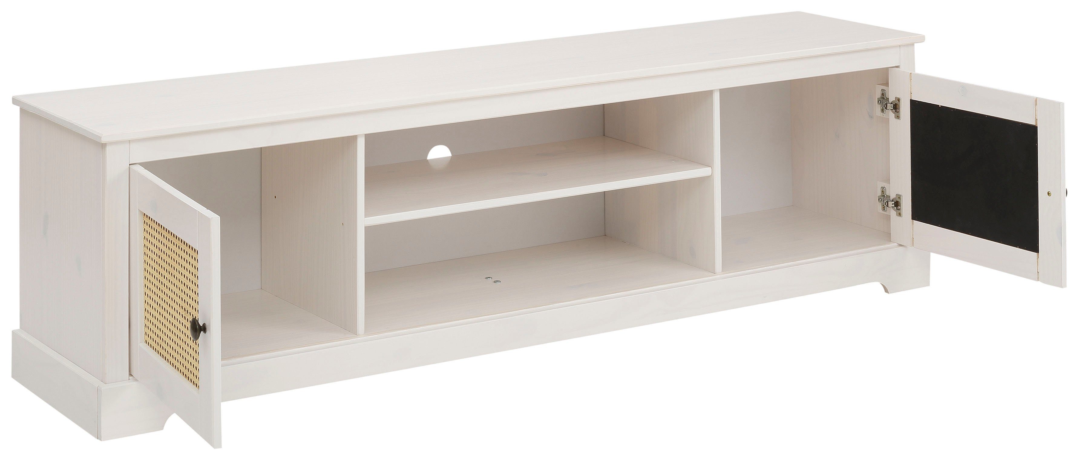 Home affaire Tv-meubel LINDA Commode met weide-deurenfronten, mooie metalen grepen, breedte 175 cm