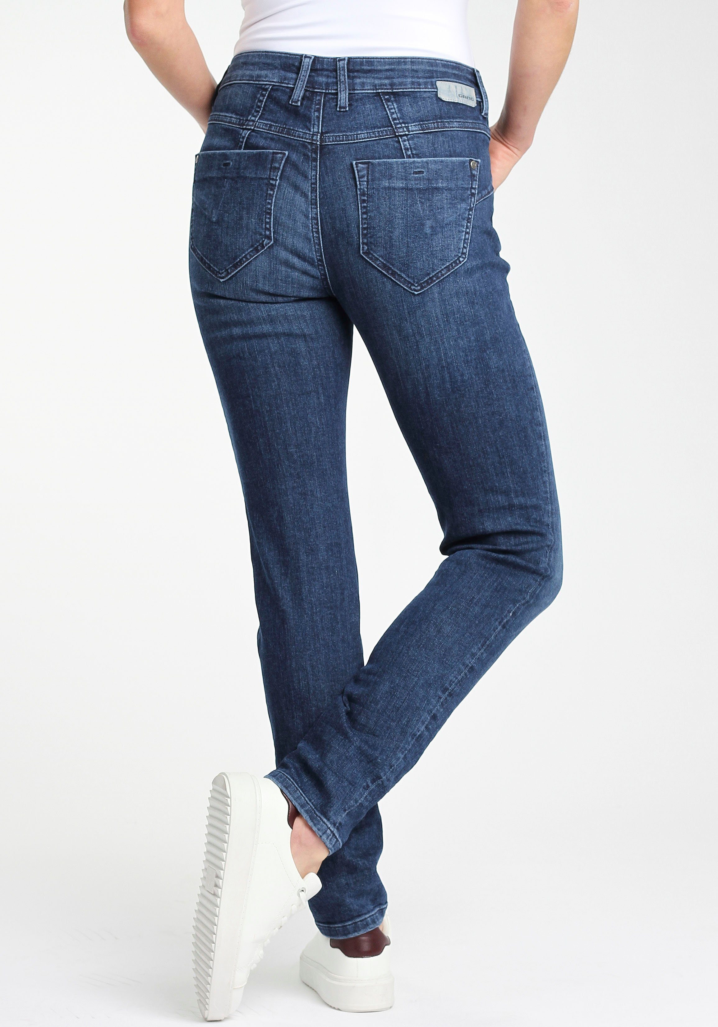 GANG Skinny fit jeans 94MARISSA met modieuze v-pas voor & achter