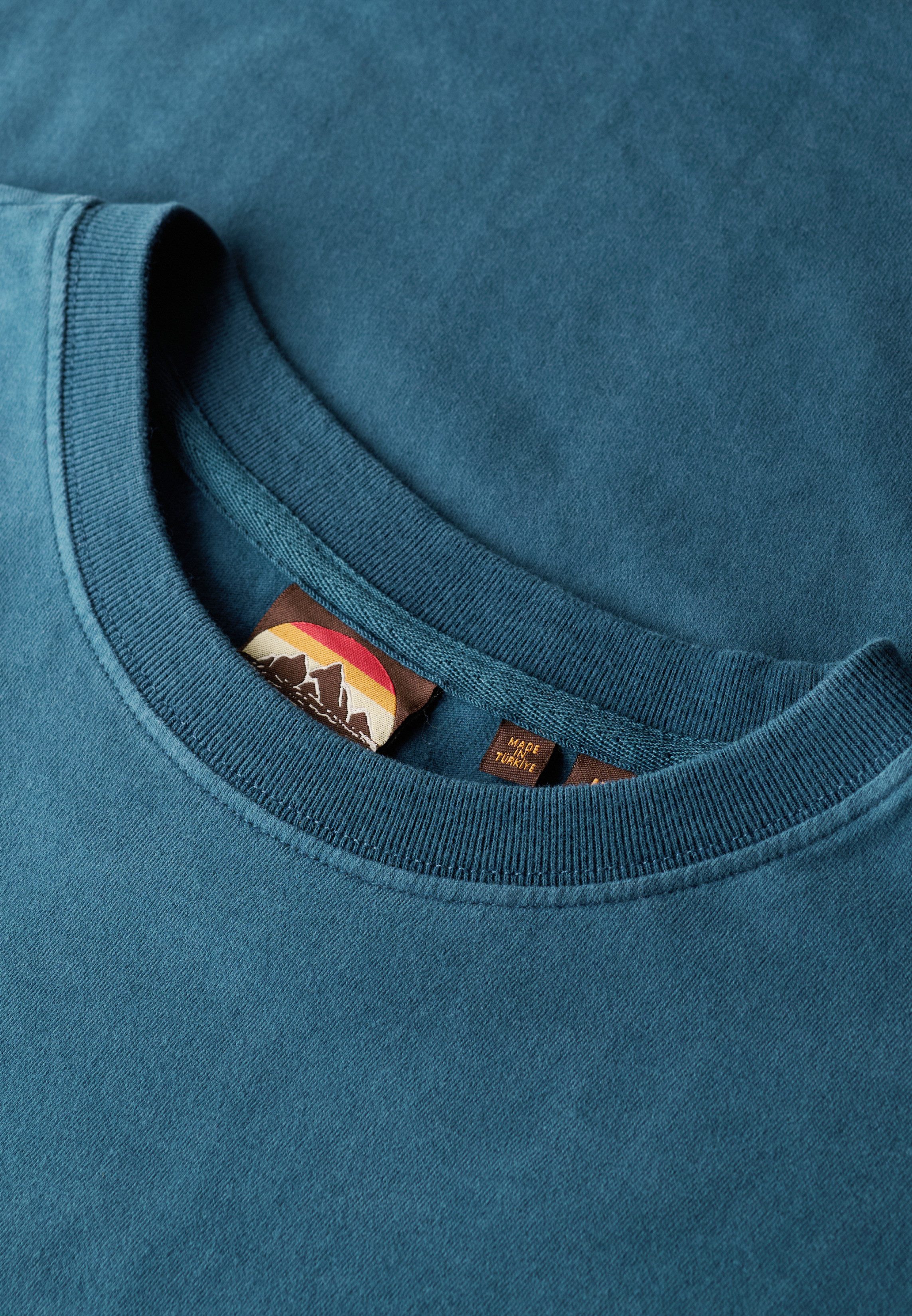 Superdry Shirt met ronde hals CLASSIC CORE LOGO SHADOW TEE