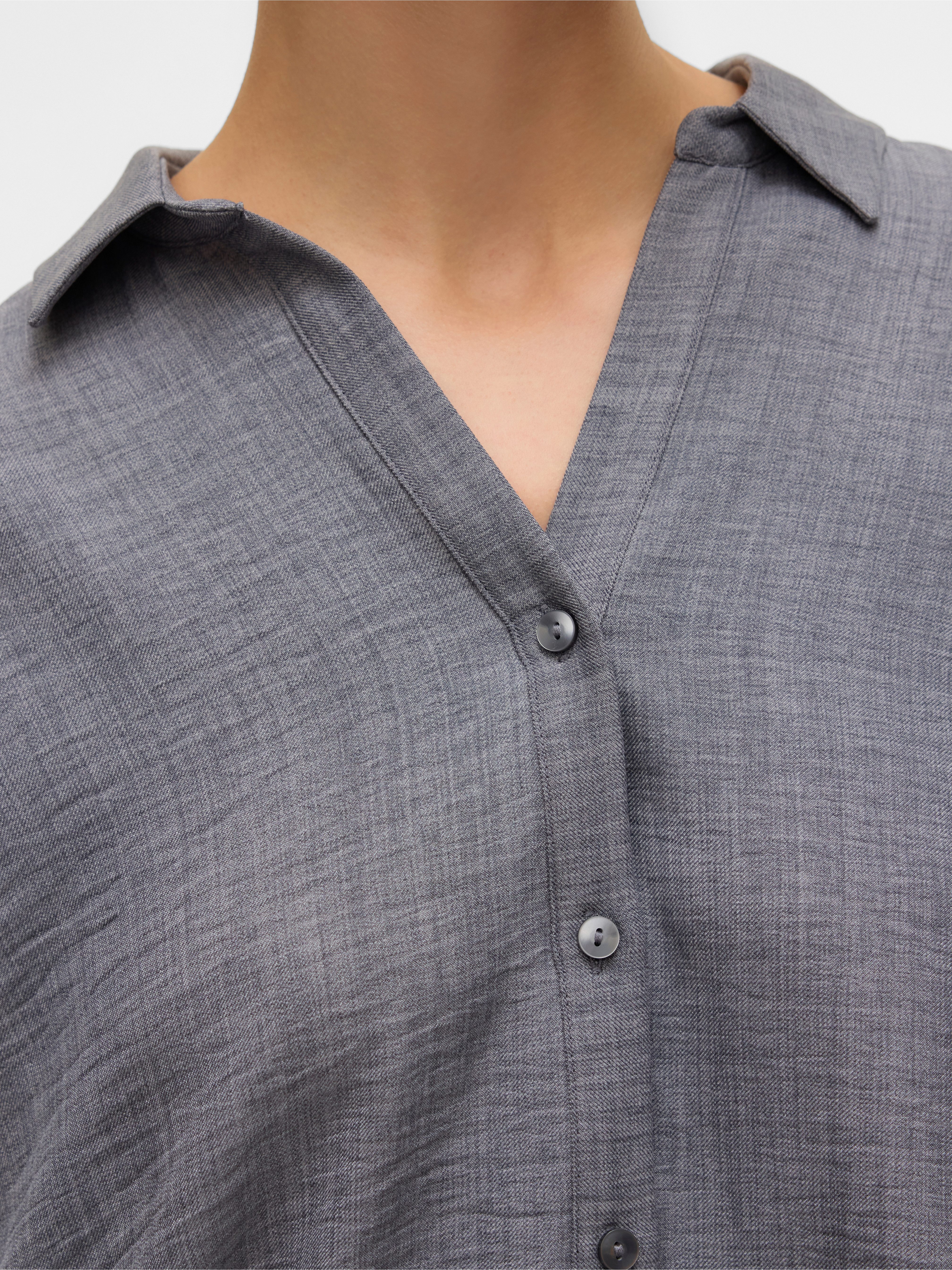 Vero Moda Blouse met lange mouwen VMMELANEY QUEENY LS SHIRT WVN NOOS