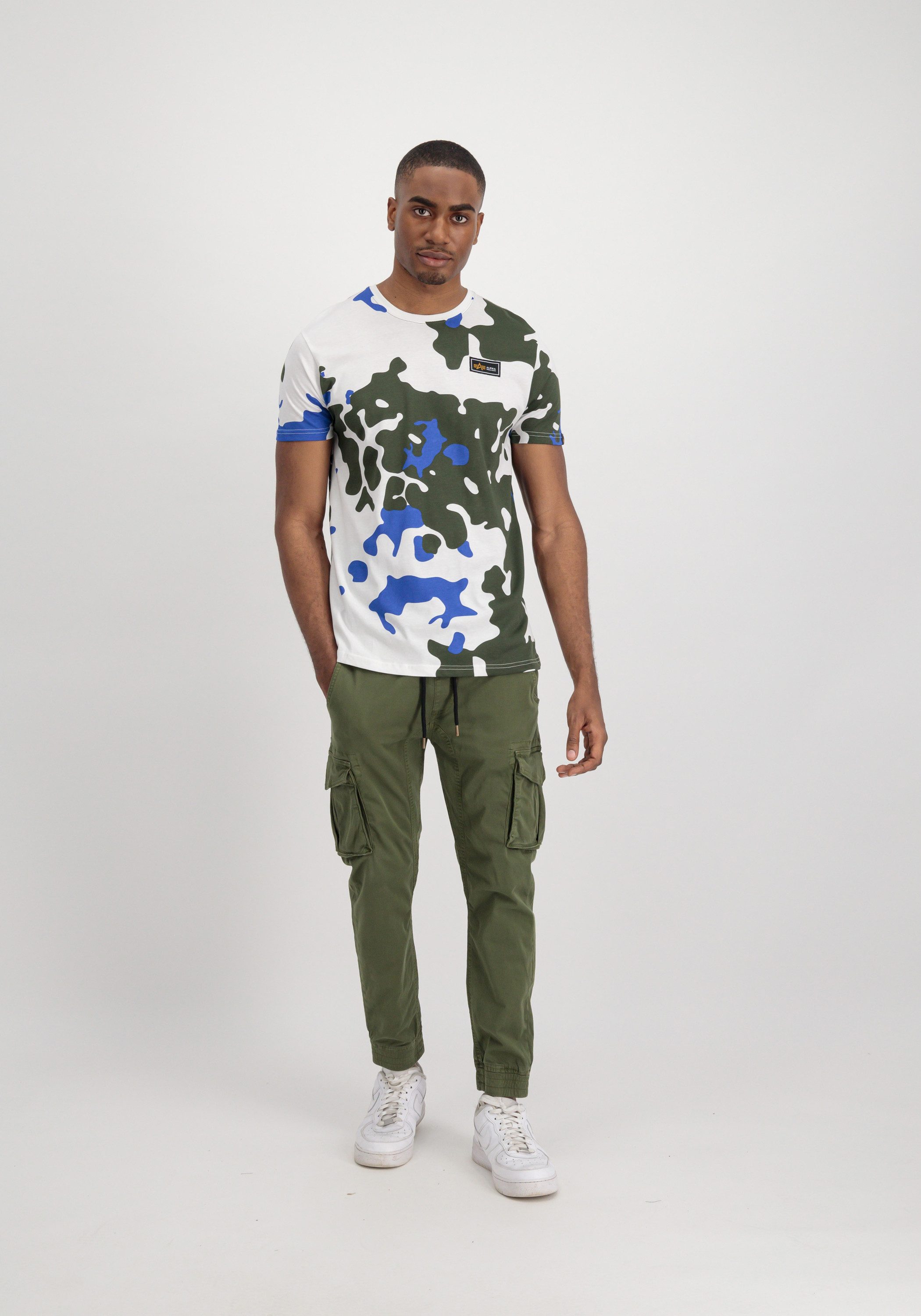 Alpha Industries T-shirt Men T-Shirts Tactical Camo T