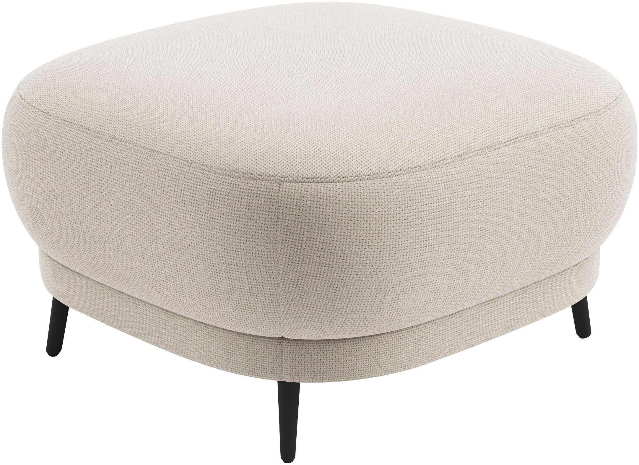 sit&more Hocker Blues met metalen poten, matzwart