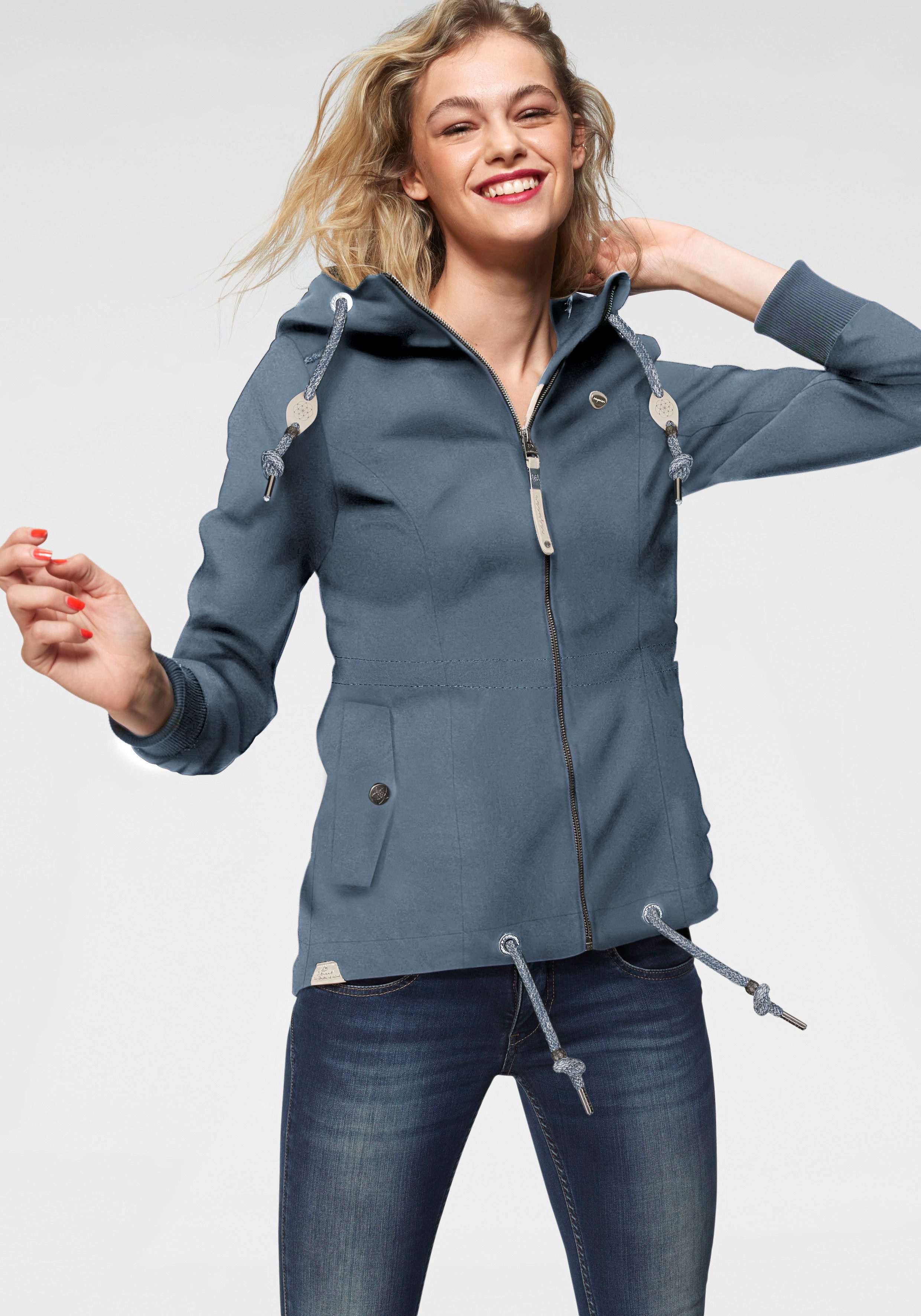 Ragwear Outdoorjack DANKA Urban streetwear- overgangsstijl met capuchon
