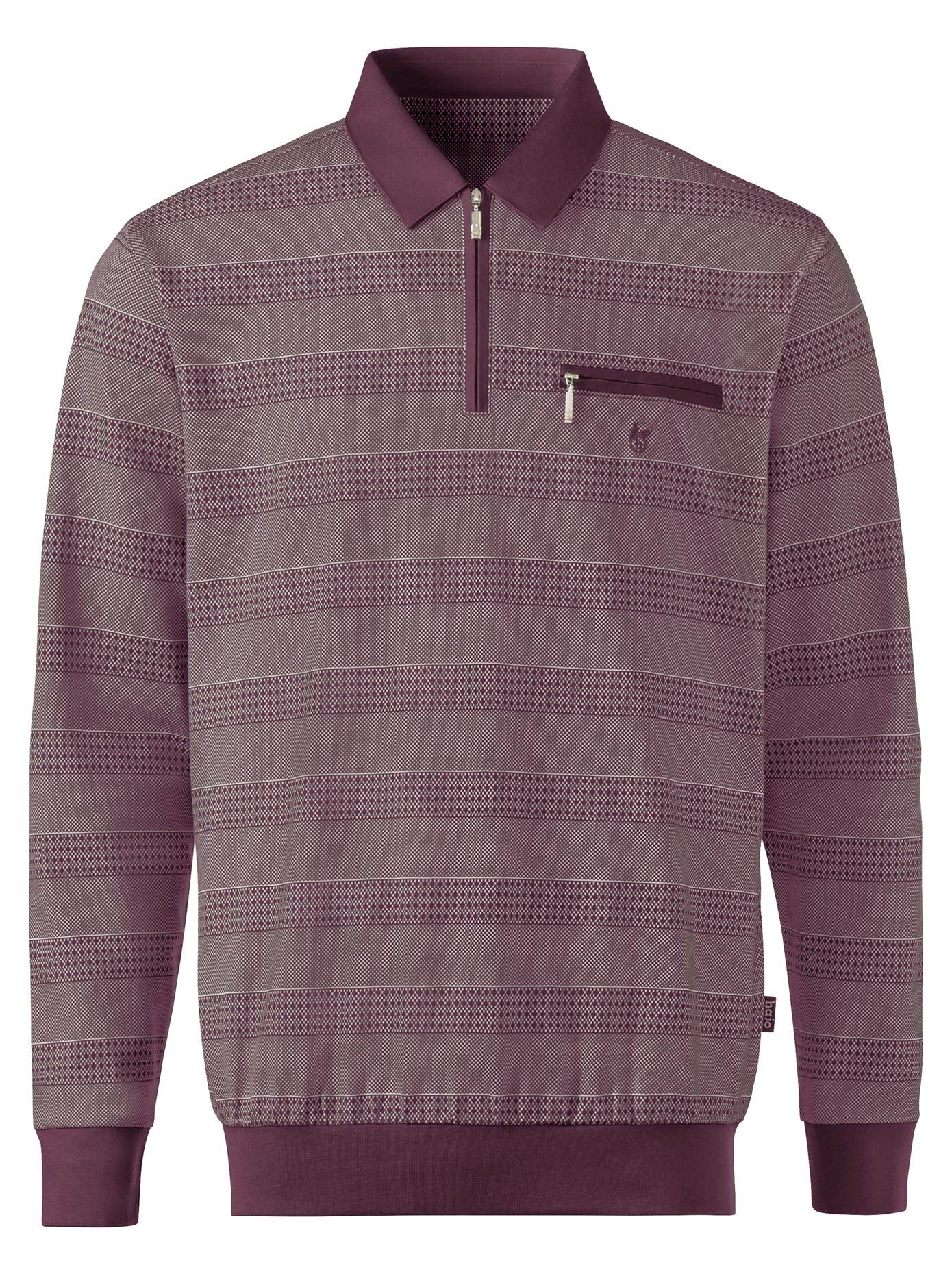 Hajo Poloshirt met lange mouwen (1-delig)
