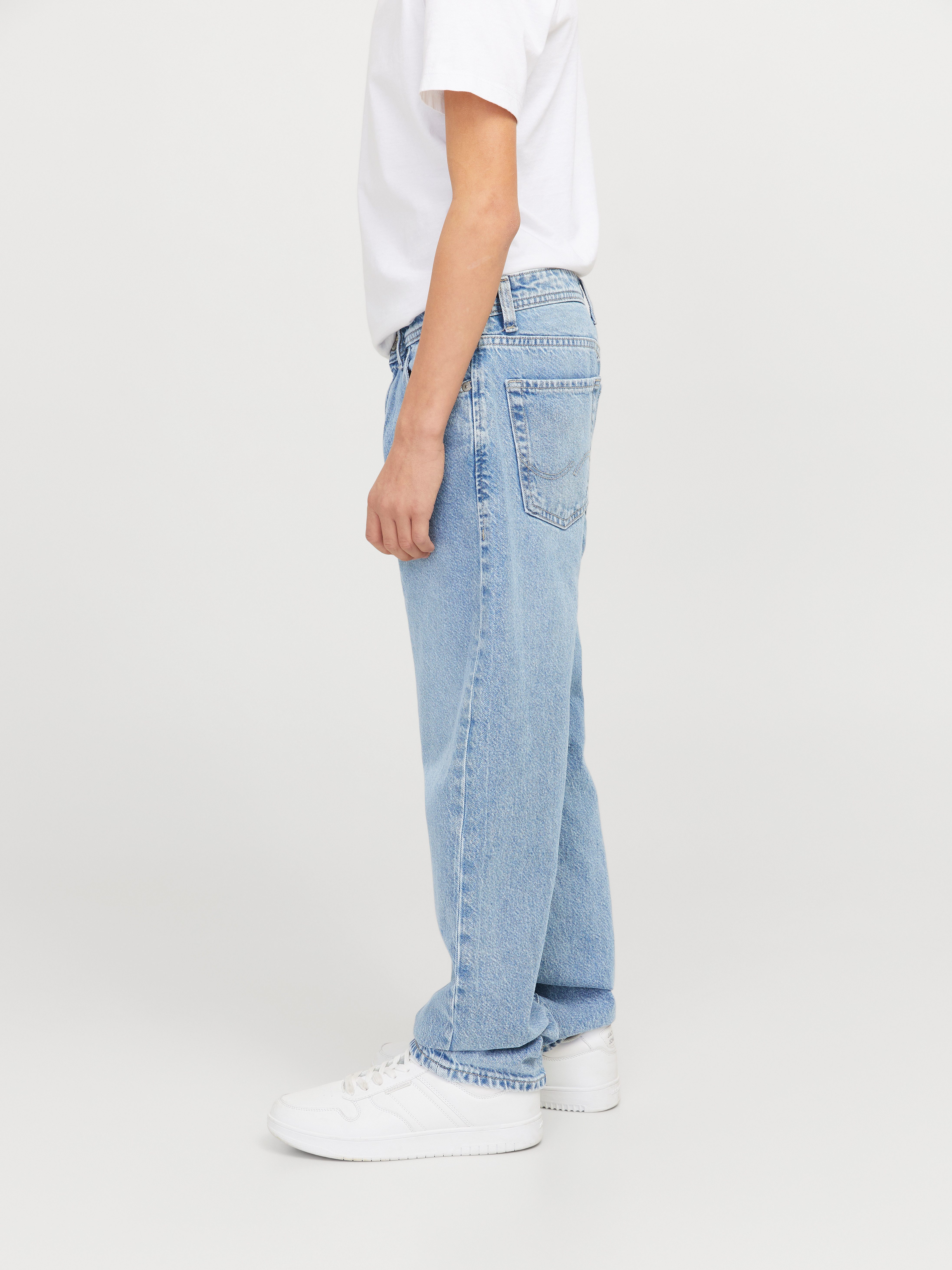Jack & Jones Junior Relax fit jeans JJICHRIS zit comfortabel en is ideaal voor dagelijks gebruik
