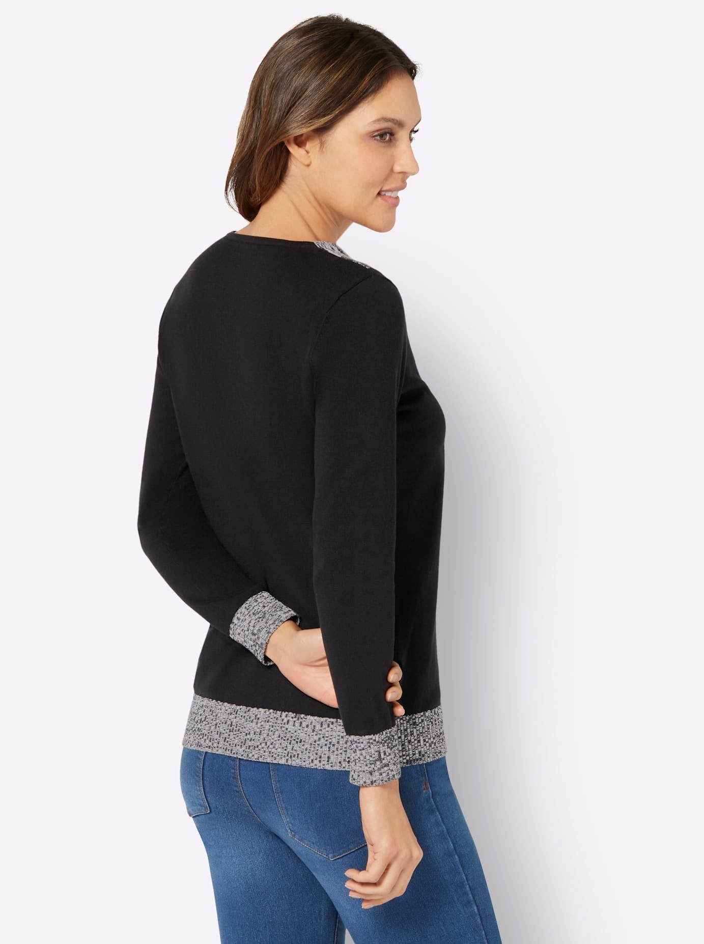 Classic Basics Gebreide Trui met lange mouwen