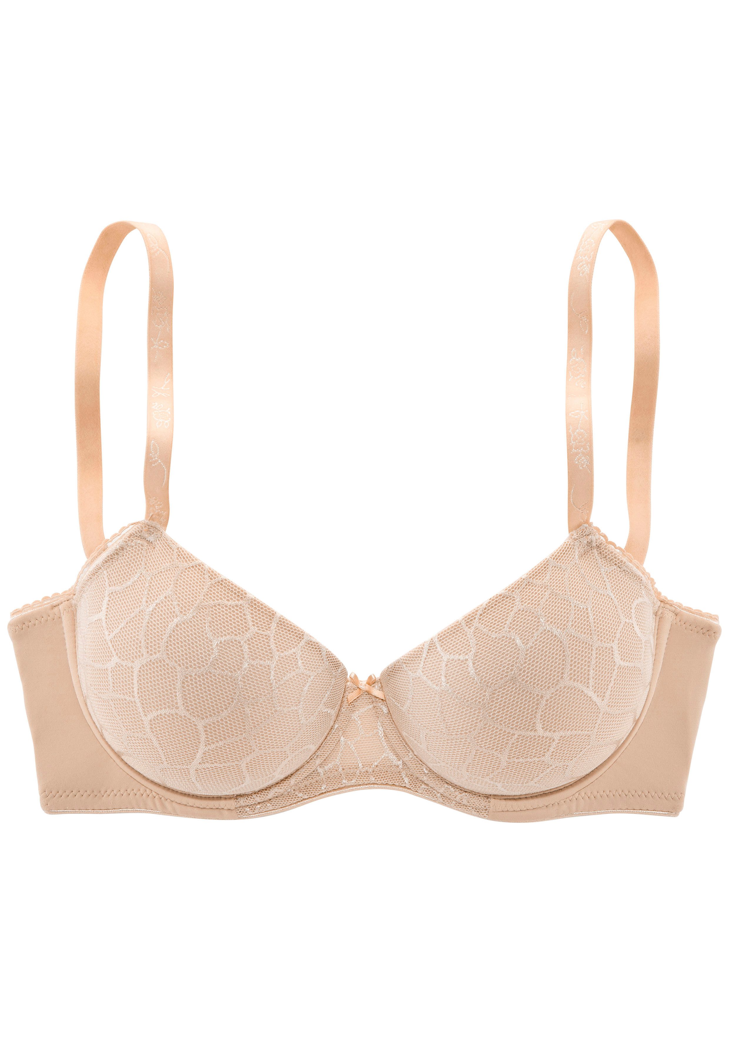 Lascana Bh met steuncups Chiara met grafisch netmotief, dessous
