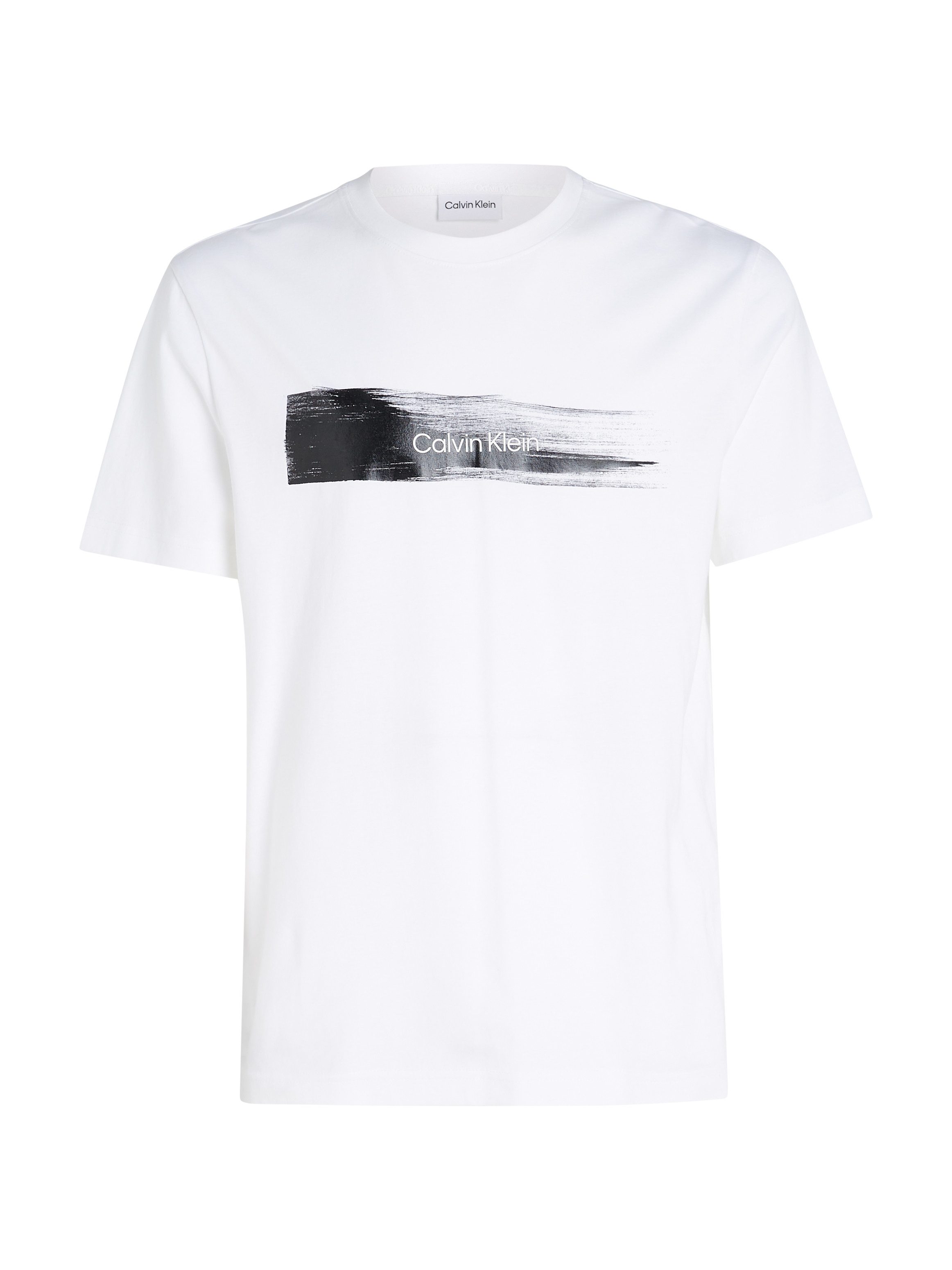 Calvin Klein T-shirt BRUSH LOGO T-SHIRT met een logo-opschrift