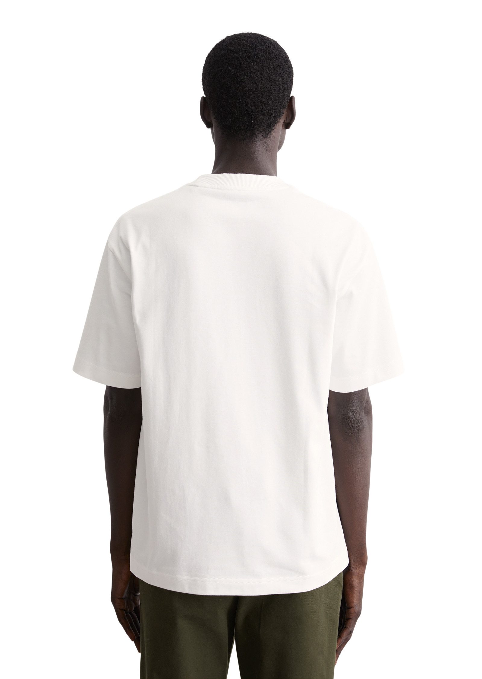 Marc O'Polo T-shirt gecoat logo op de borst