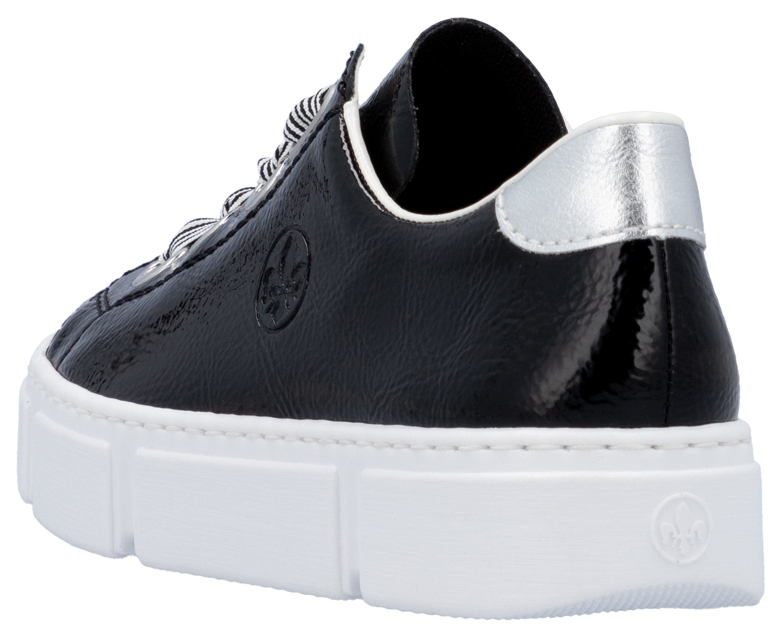 Rieker Sneakers met trendy veters, vrijetijdsschoen, lage schoen, veterschoen
