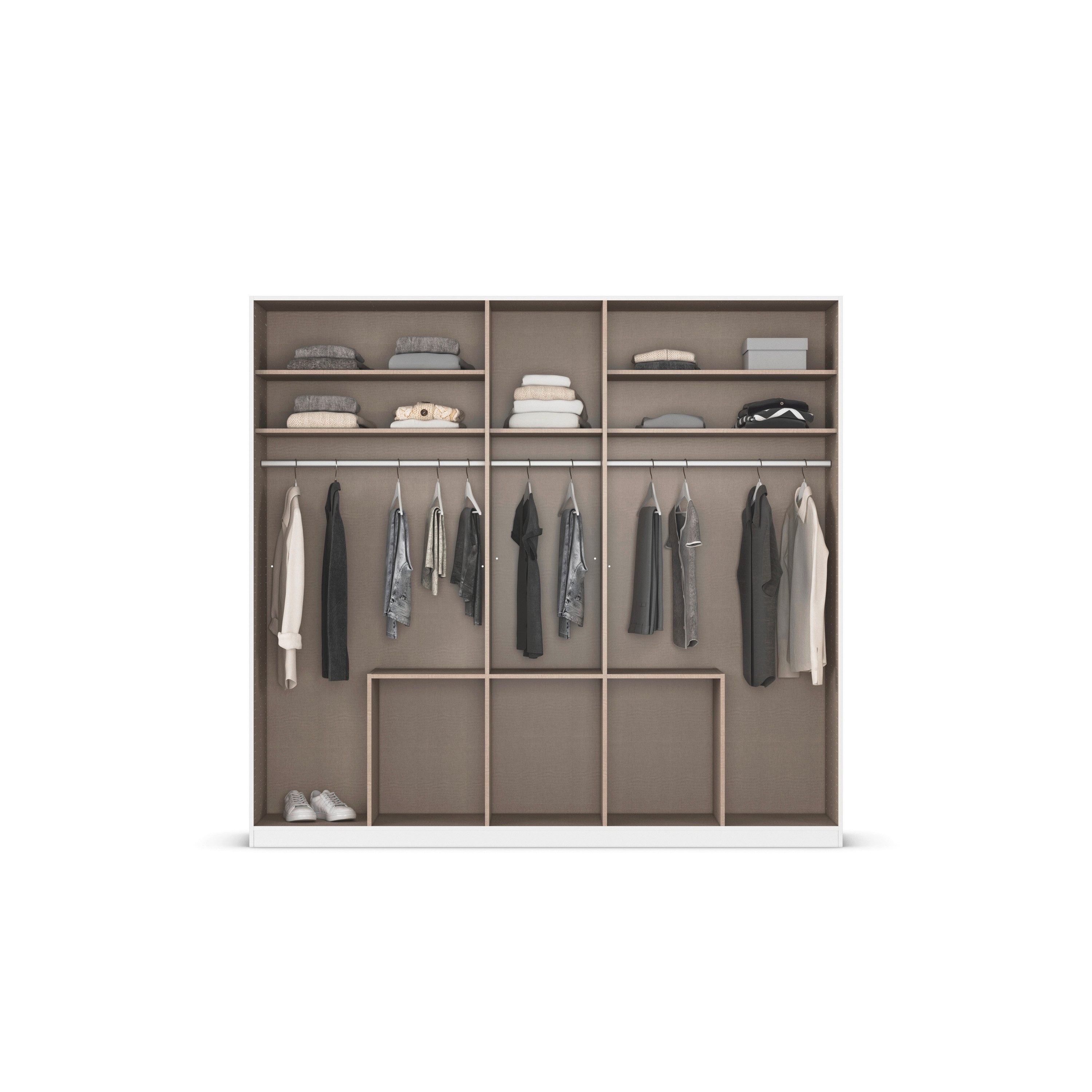 rauch Draaideurkast Kledingkasten kast garderobe AGORDO met glazen front
