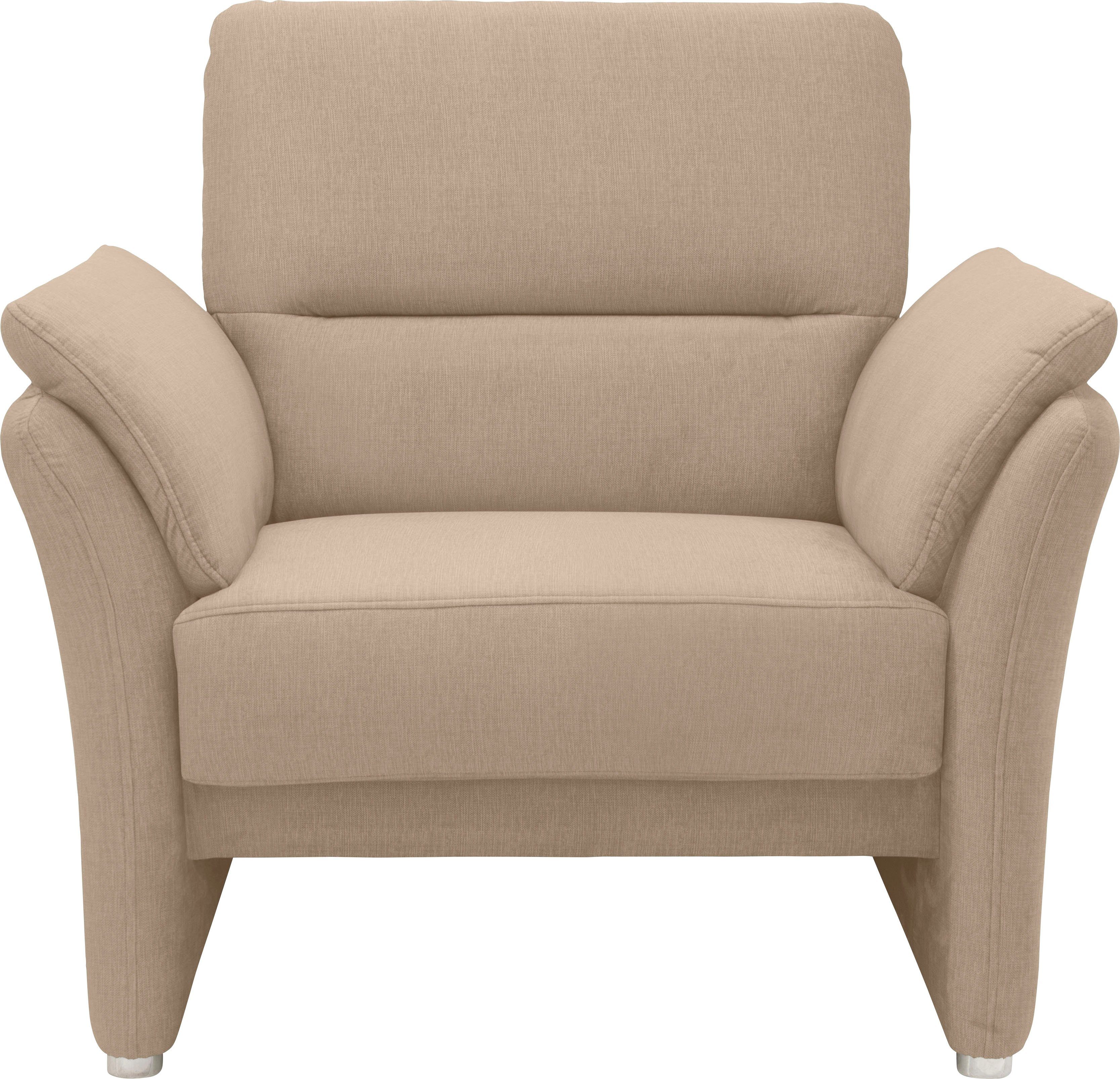 DOMO collection Fauteuil Pina cocktailsstoel Bijpassende fauteuil bij de serie, met binnenvering