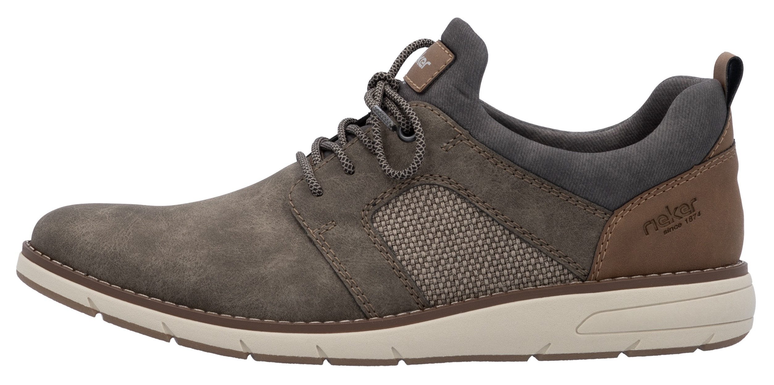 Rieker Slip-on sneakers Slippers, vrijetijdsschoen, lage schoen met modieuze zool