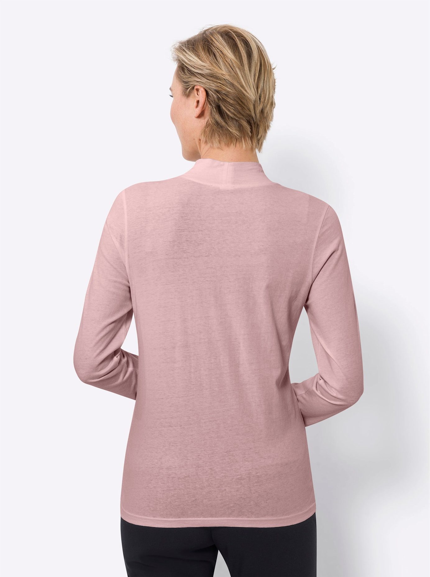 Classic Basics Shirt met staande kraag Shirt met opstaand kraagje (1-delig)