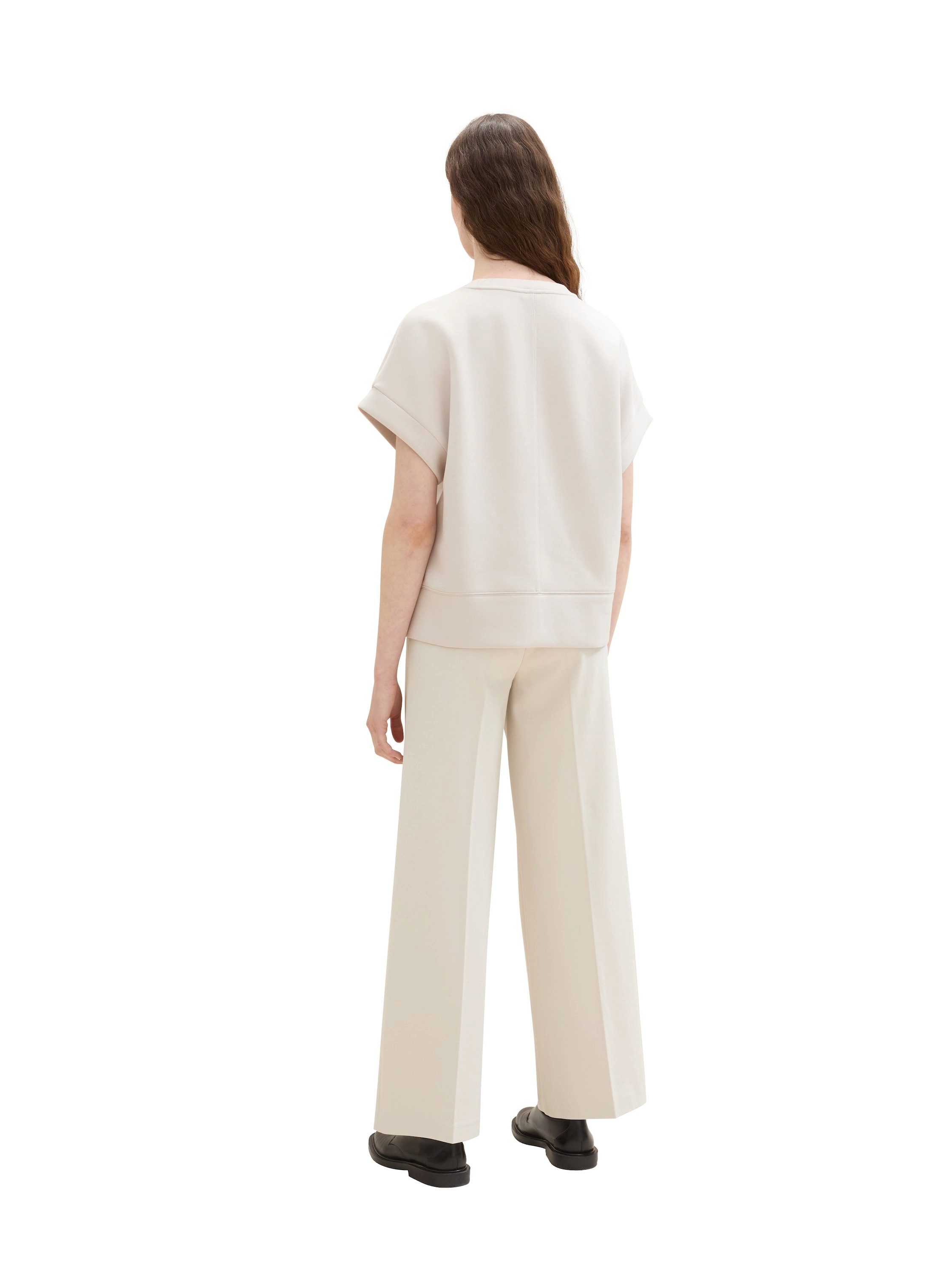 Tom Tailor Jerseybroek Wide leg met zakken